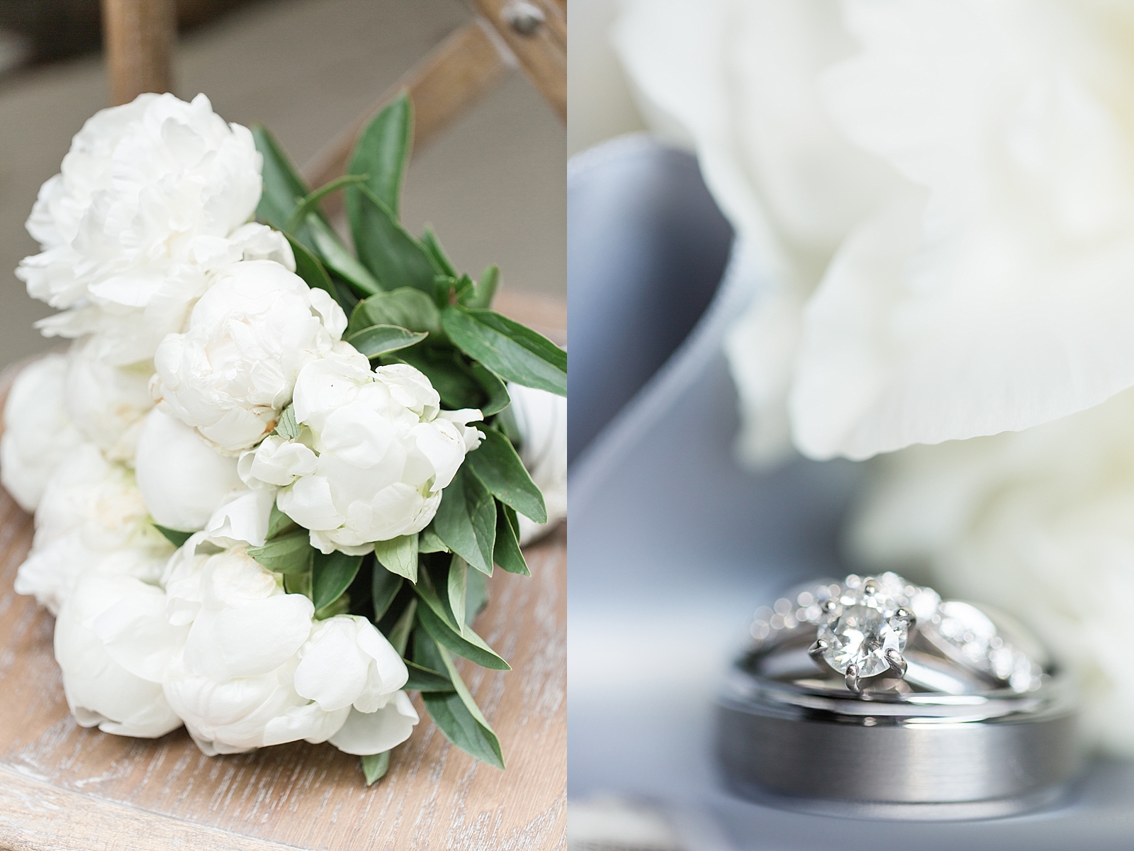 Hawkesdene Wedding Brides Bouquet and Rings Detail Photos
