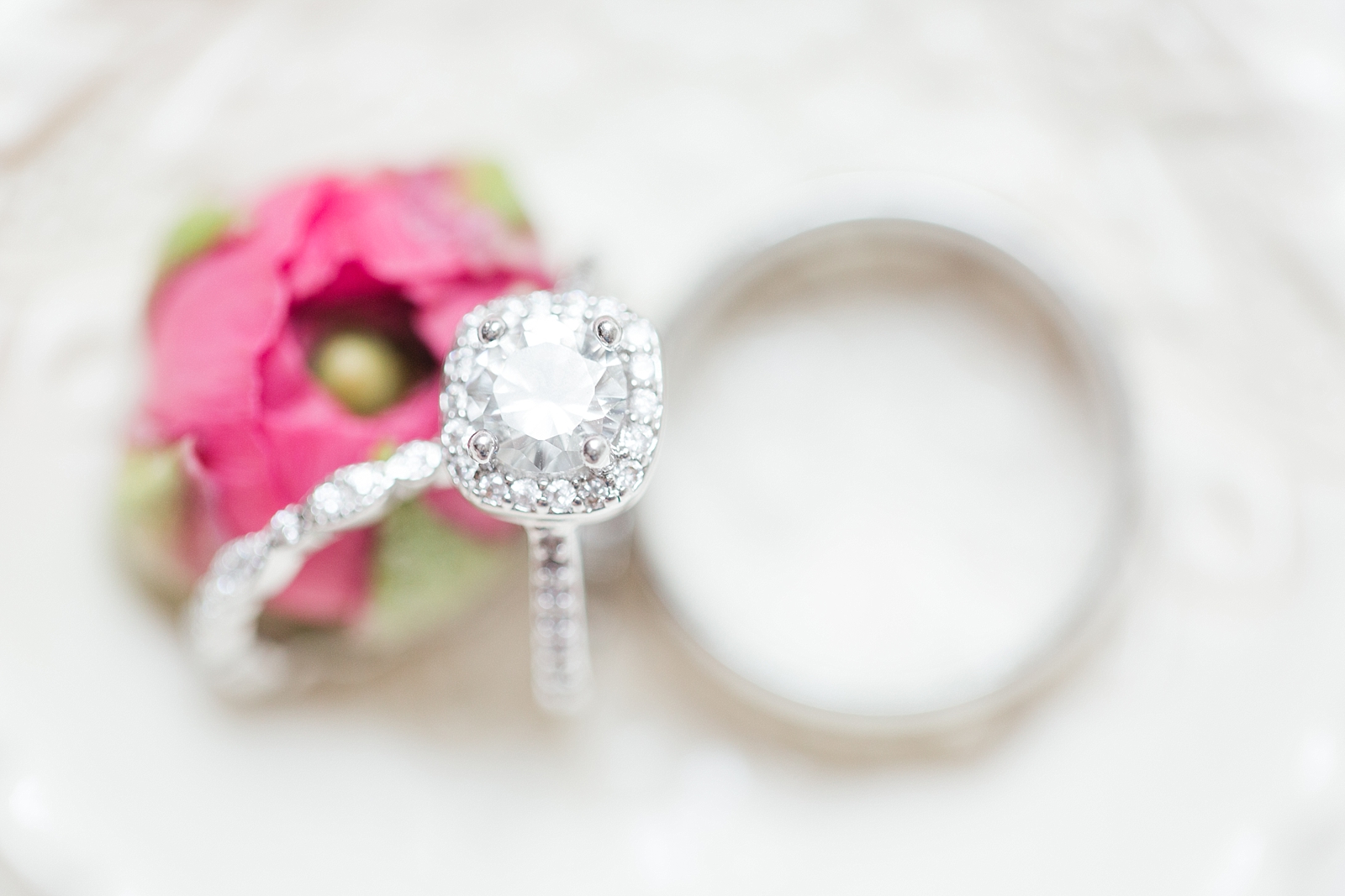 Beaufort South Carolina Wedding Close up of rings Photo