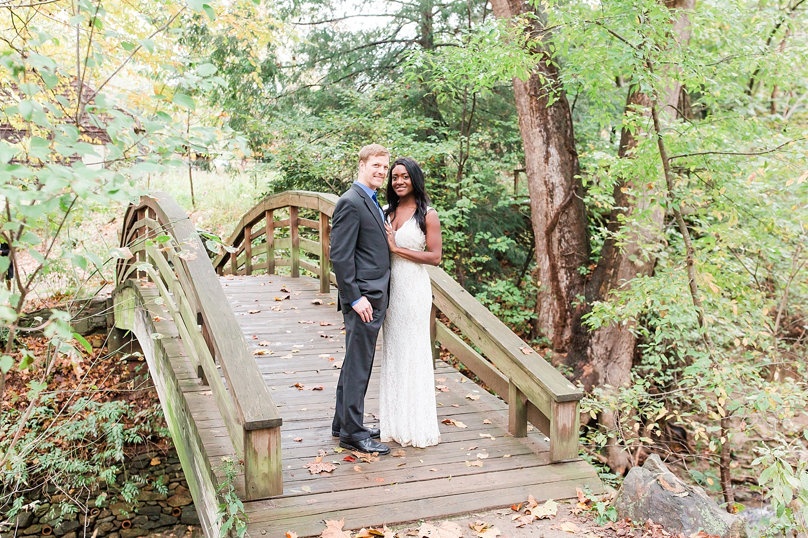Asheville Botanical Gardens Elopement Aubigny + Levi