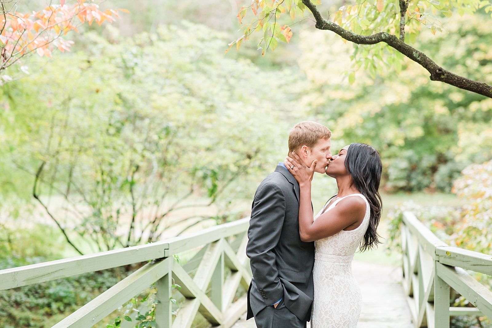 Asheville Botanical Gardens Elopement Aubigny Levi