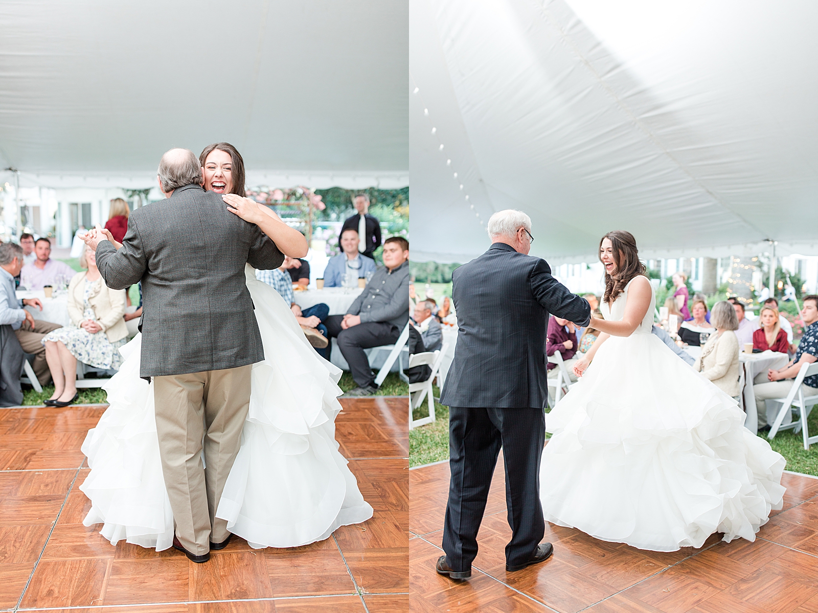 Enchanted Oaks Jacksonville Wedding Bride Dancing with Her Grandfathers Photos