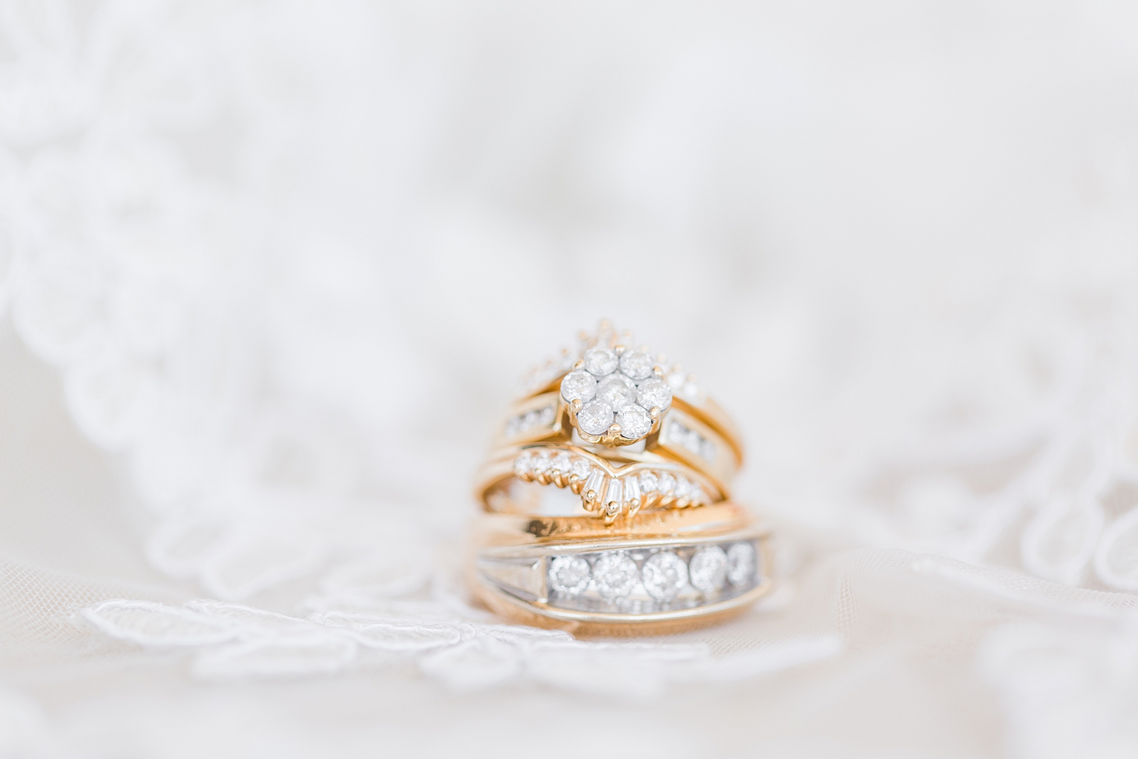 Mooresville Wedding Bride and Grooms Rings detail Photo