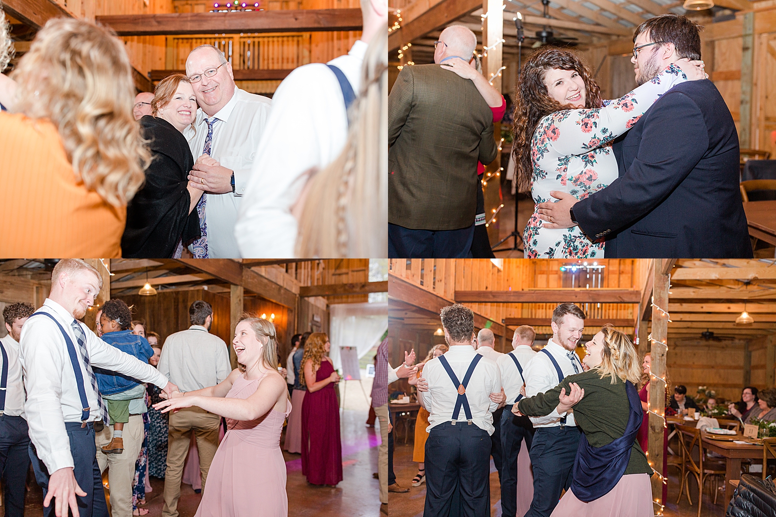 Macedonia Hills Wedding Reception Guests Dancing photos