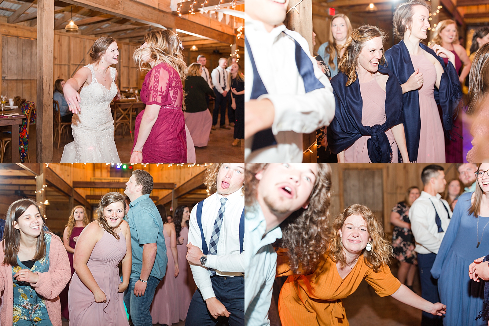 Macedonia Hills Wedding Reception Guests Dancing photos