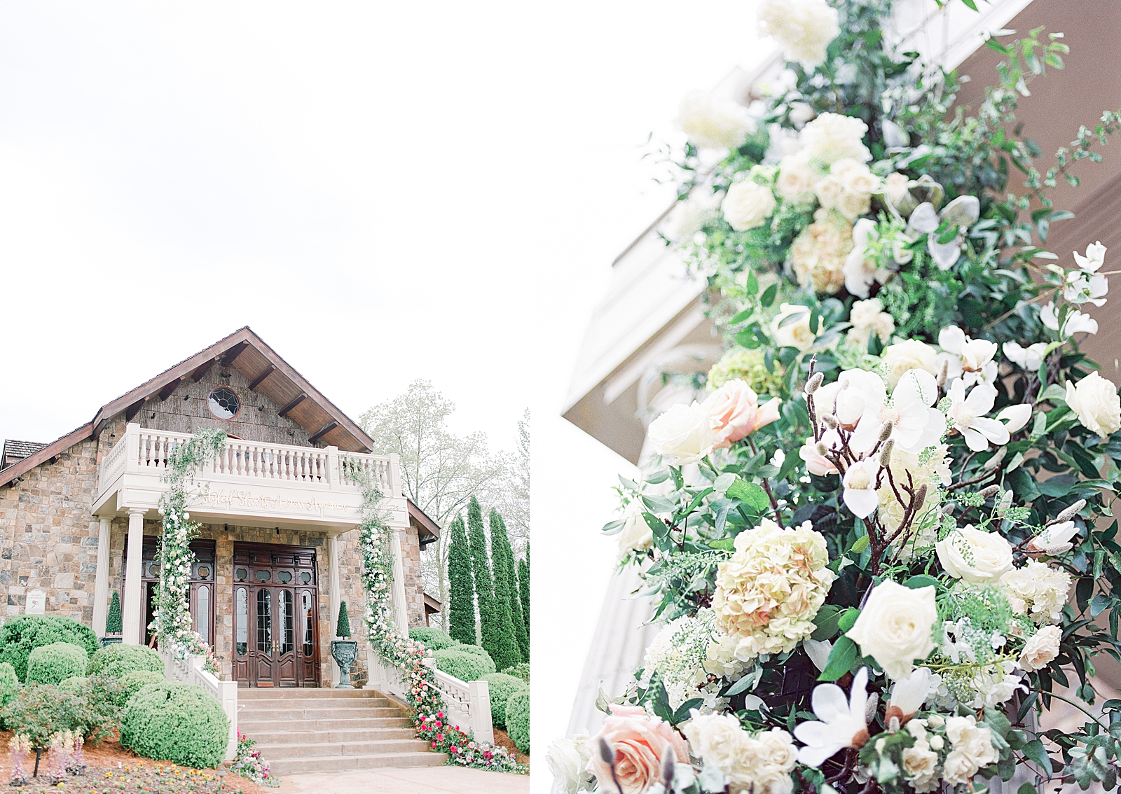 2400 On The River Wedding Venue Lodge and Floral details Photos