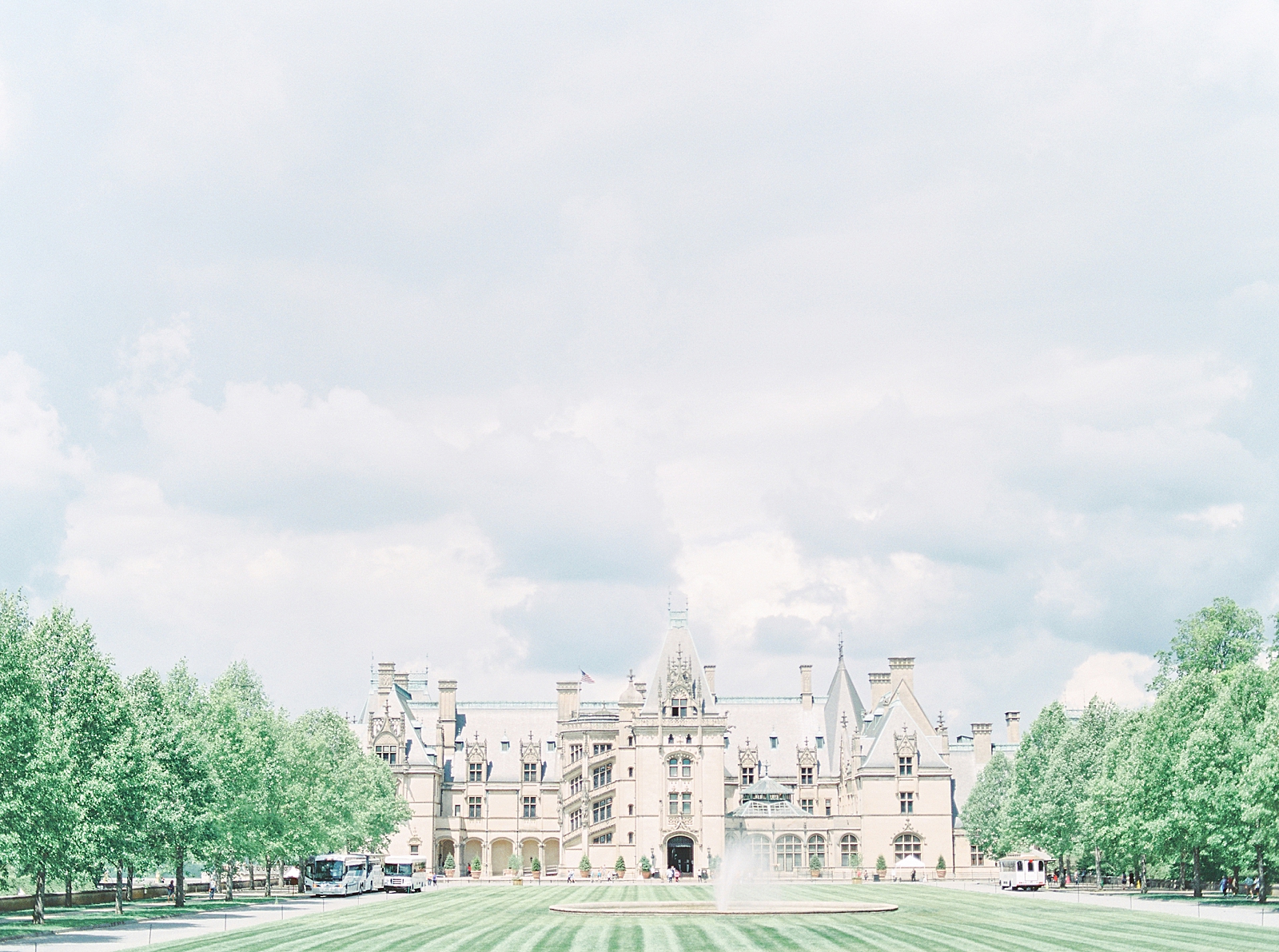 Biltmore House and Gardens Front of Estate Photo