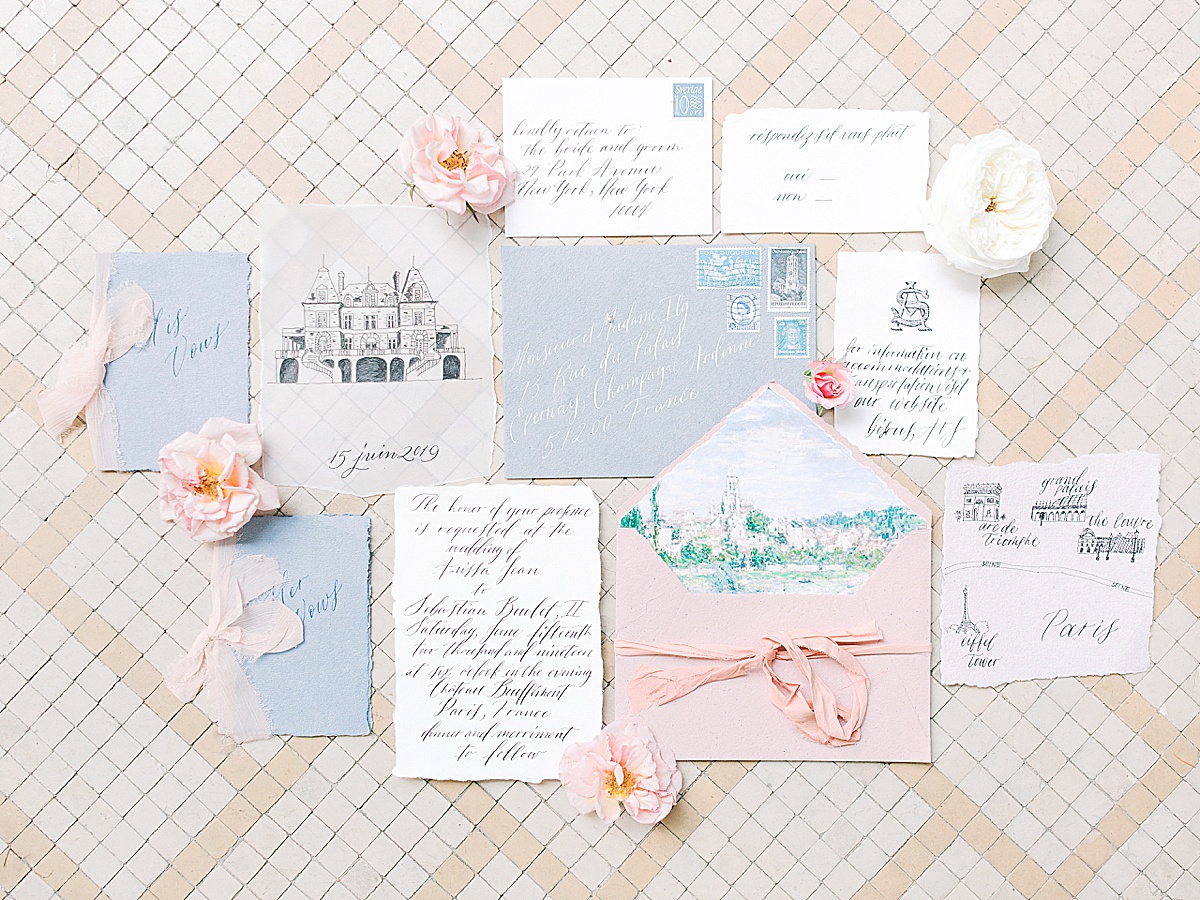 Château Bouffémont Wedding Invitation Suite by Pretty Written Things Photo