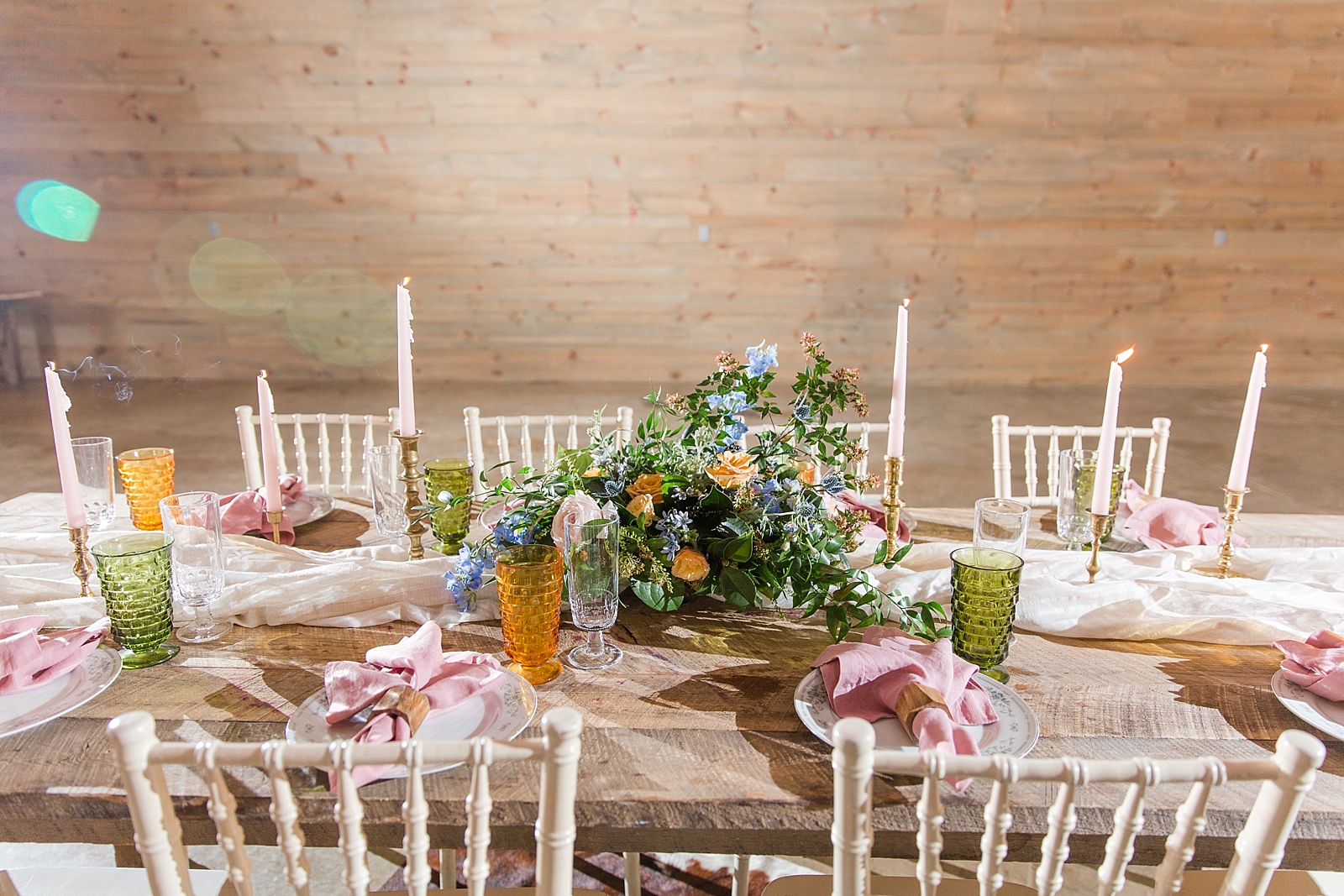 Honeysuckle Hill Wedding Reception Table Photo