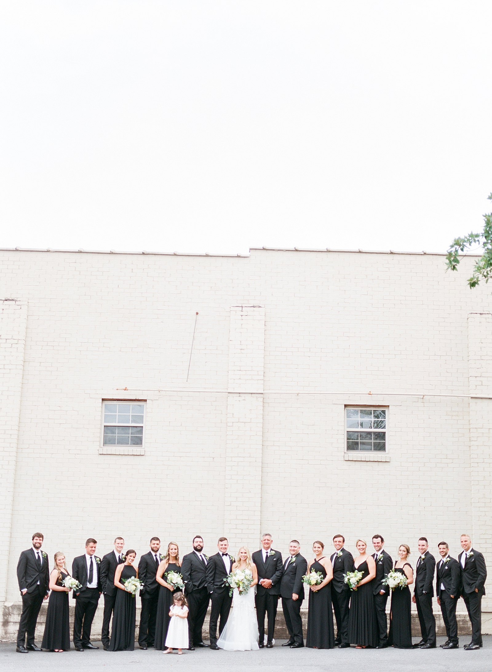 Glover Park Brewery Wedding Bridal Party Photo
