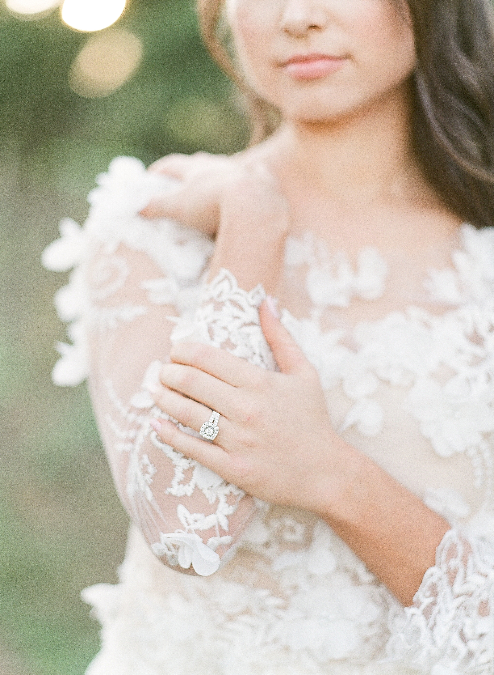 Asheville Wedding Photographer Detail of Brides Ring Photo