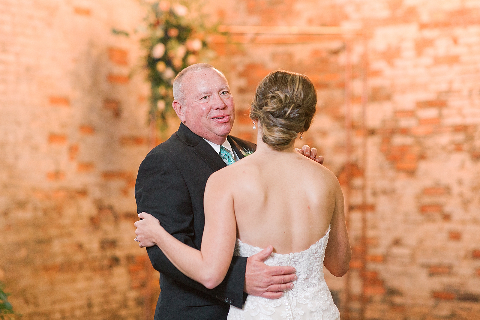 The Hackney Warehouse Bride Dancing With Her Father Photo