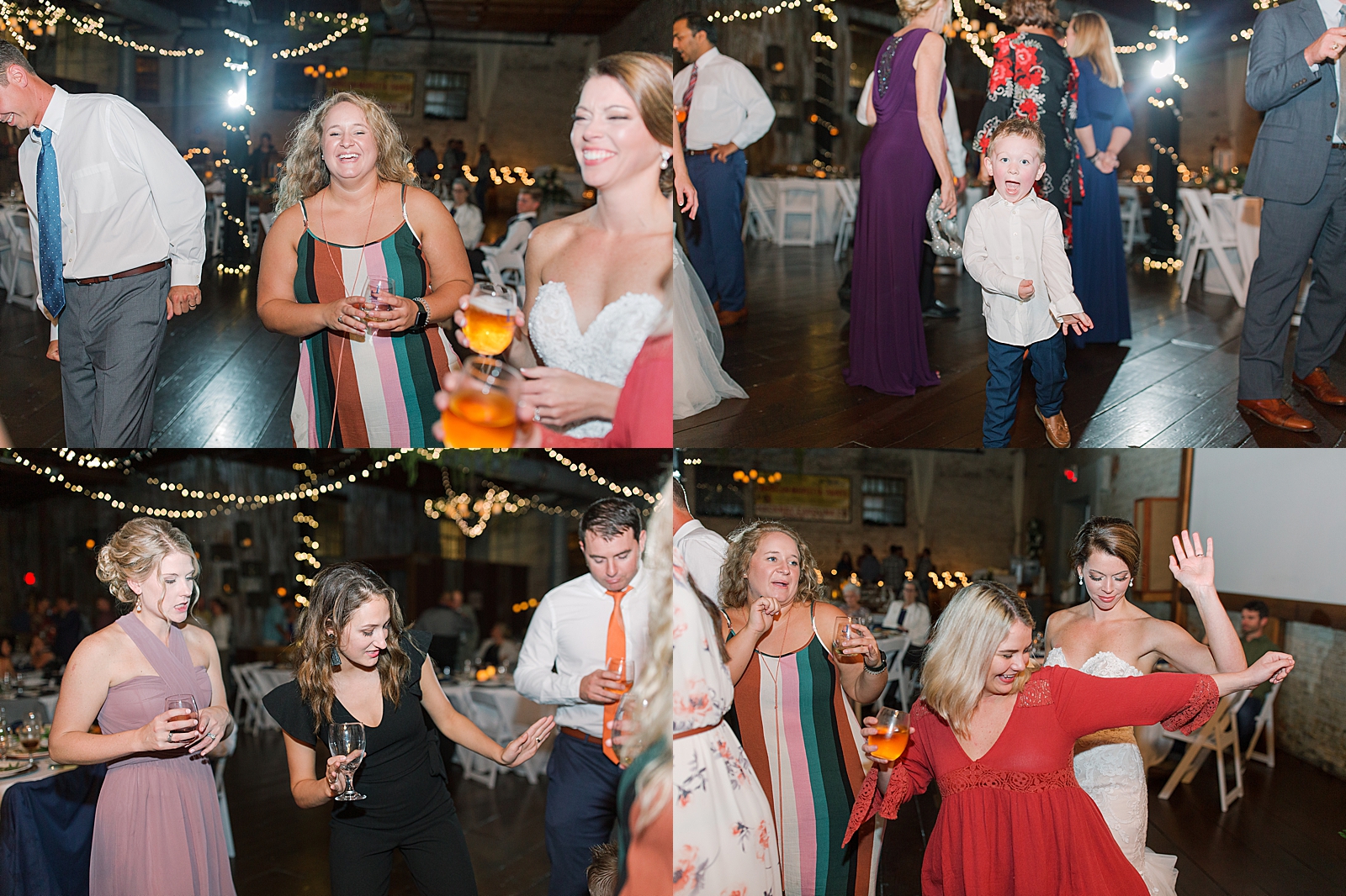 The Hackney Warehouse Wedding Reception Guests Dancing Photos