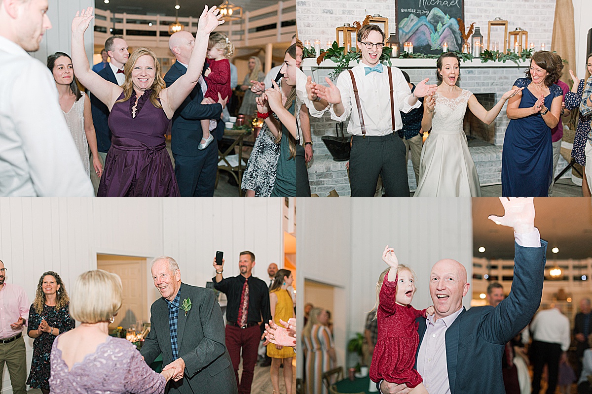 Hewitt Oaks Wedding Reception Guests Dancing 