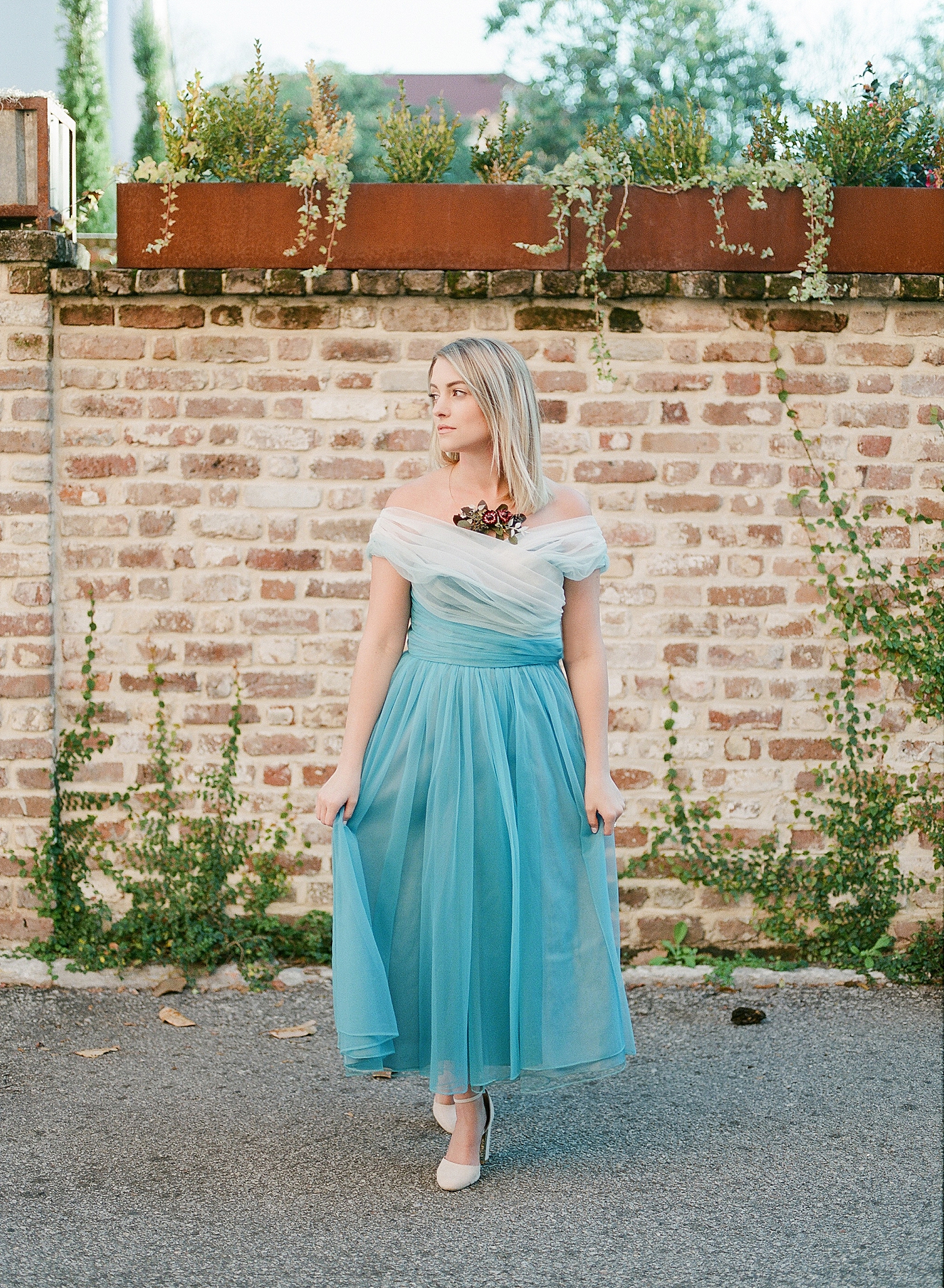 Vintage Cinderella Blue party Dress Photo 