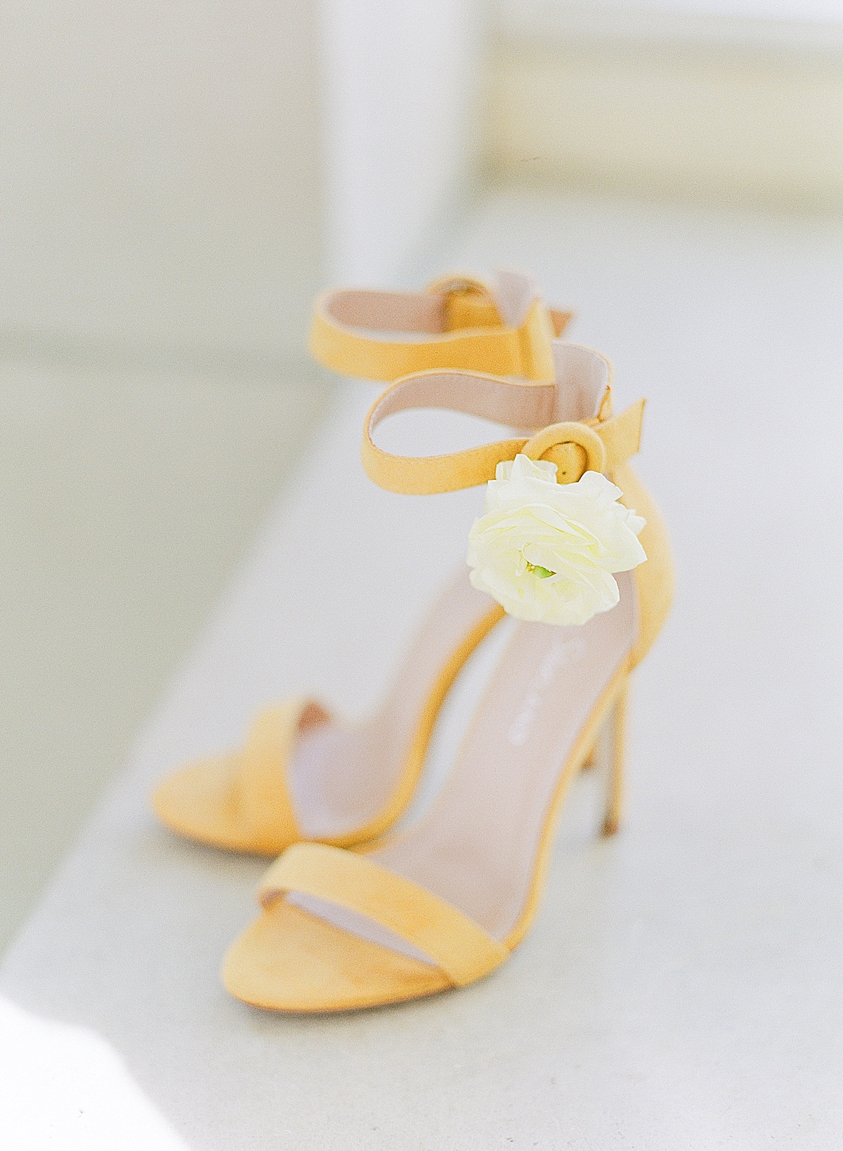 Yellow Bridal High Heels Photo