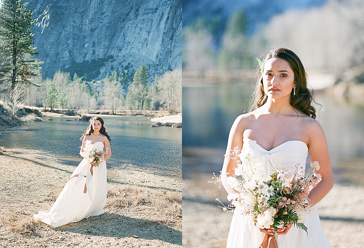 Yosemite Wedding Bridal Portraits 