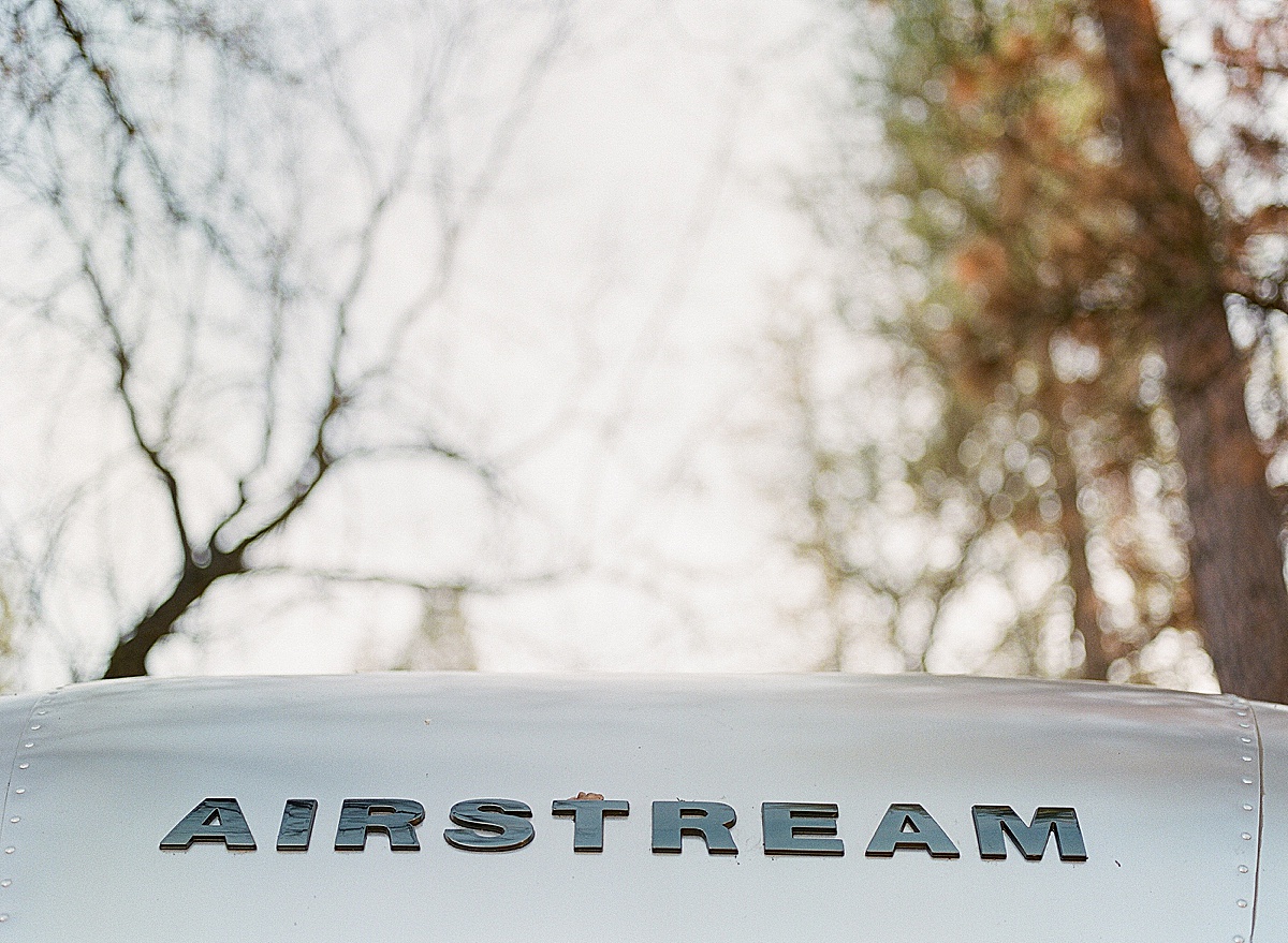 Airstream Camper Detail Of Logo Photo