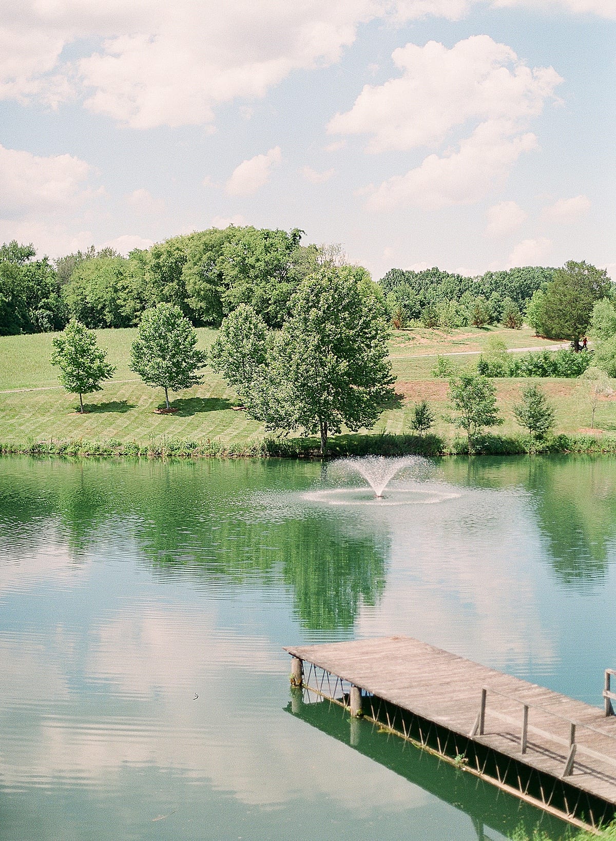 Mint Springs Farm Tennessee Wedding Venue Pond With Dock Photo