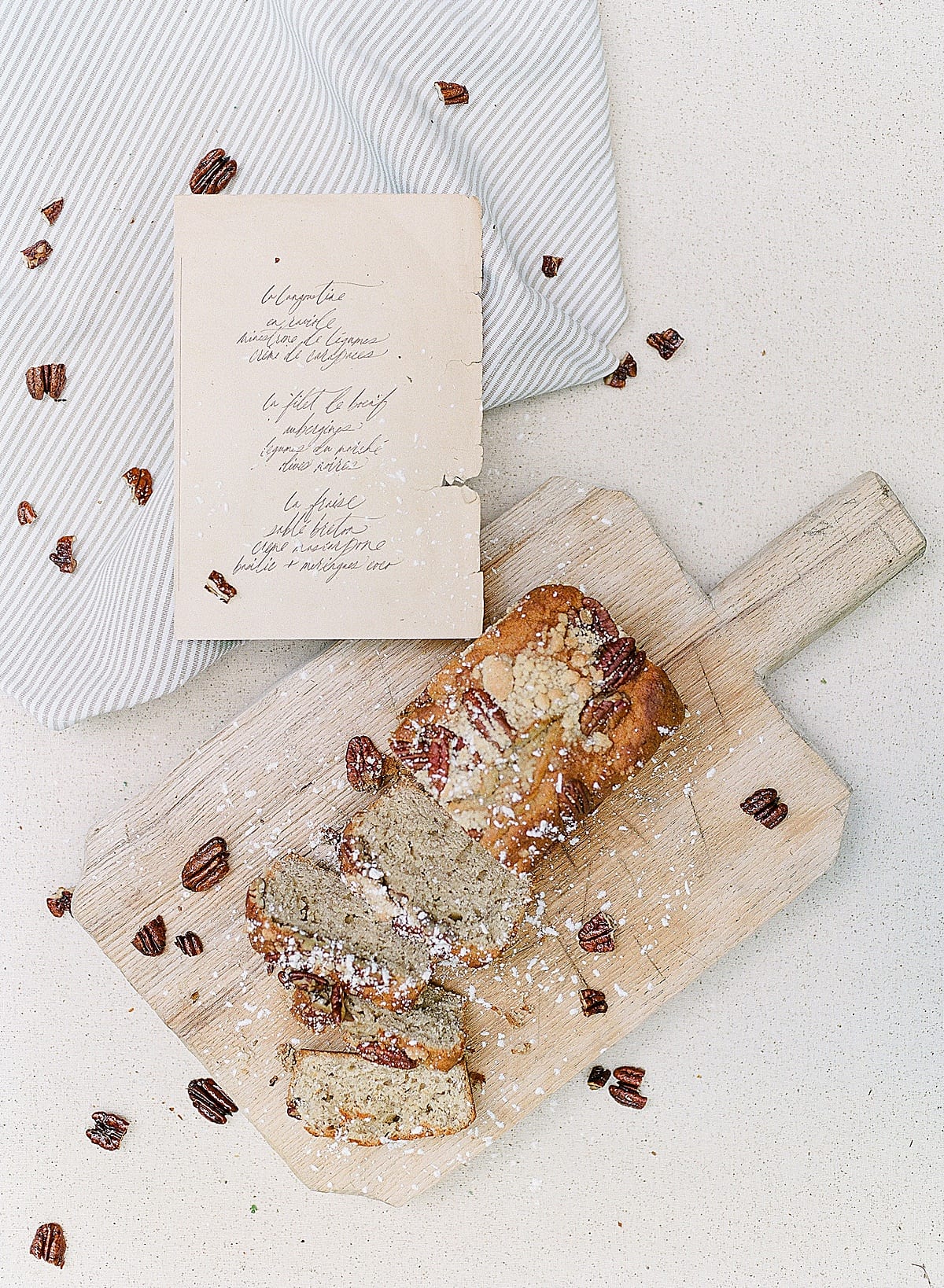 Pecan Bread Loaf and Recipe Photo