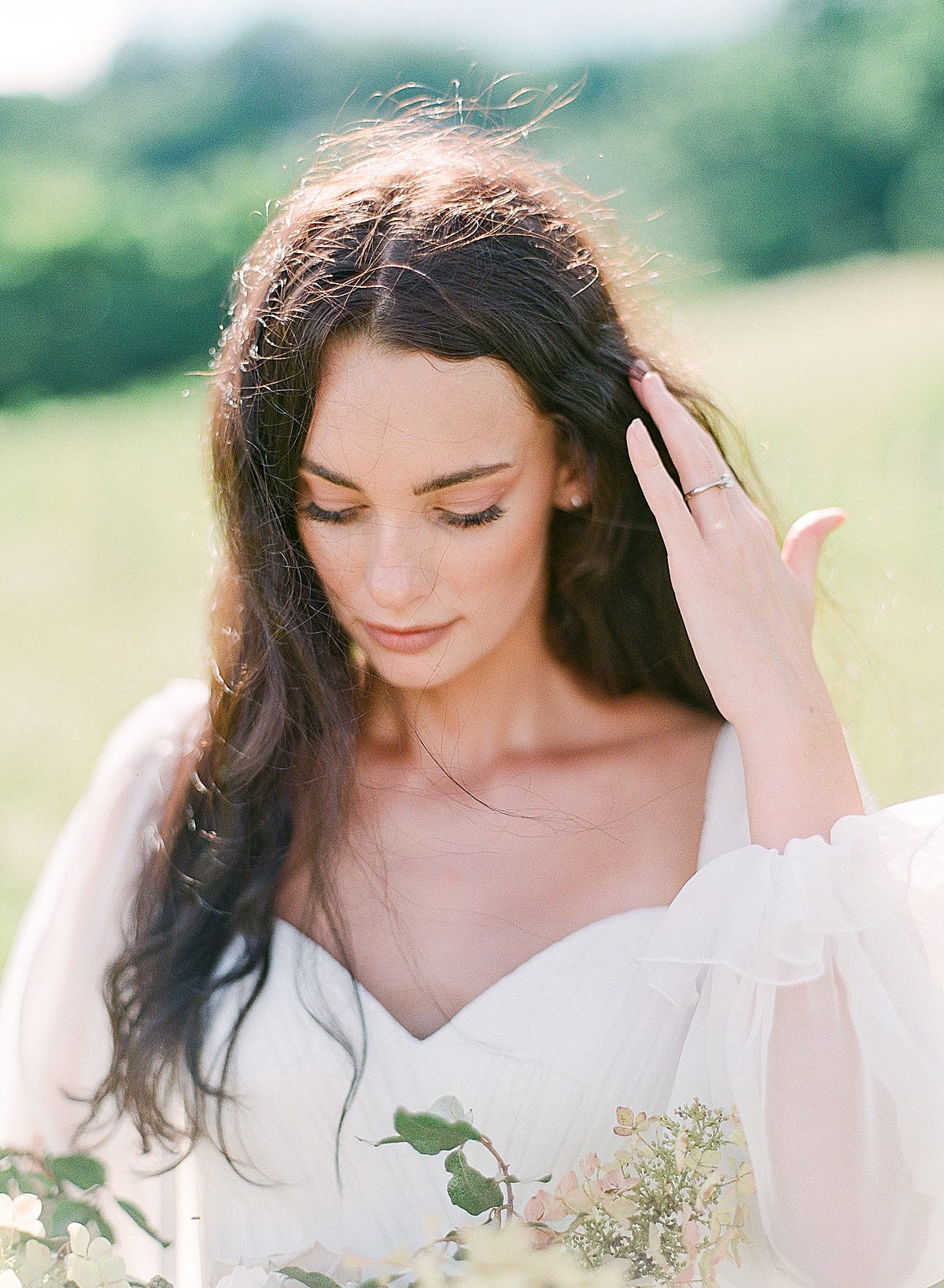 Nashville Wedding Photographer captures bridal portrait