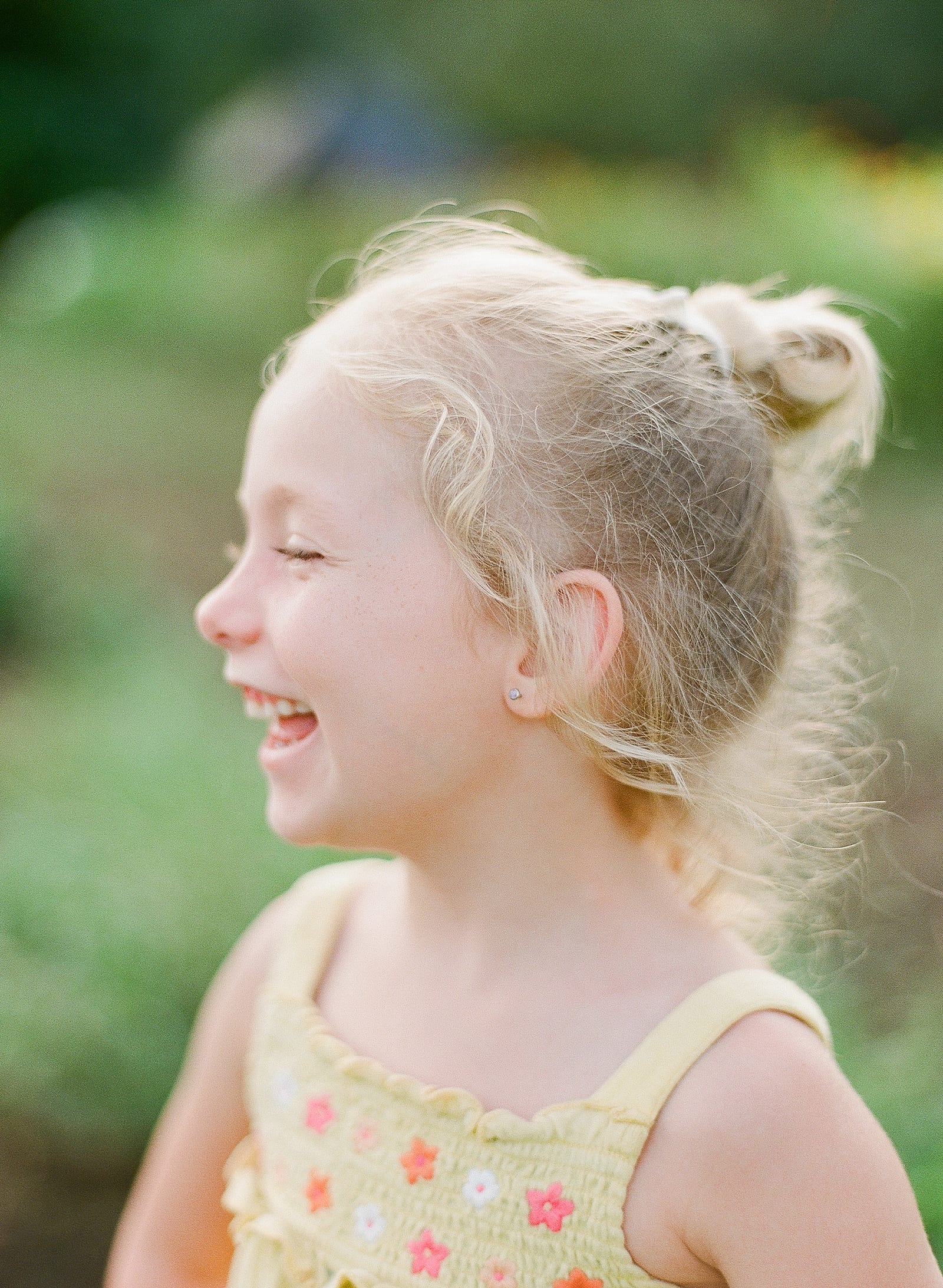 Little Girl Laughing Photo