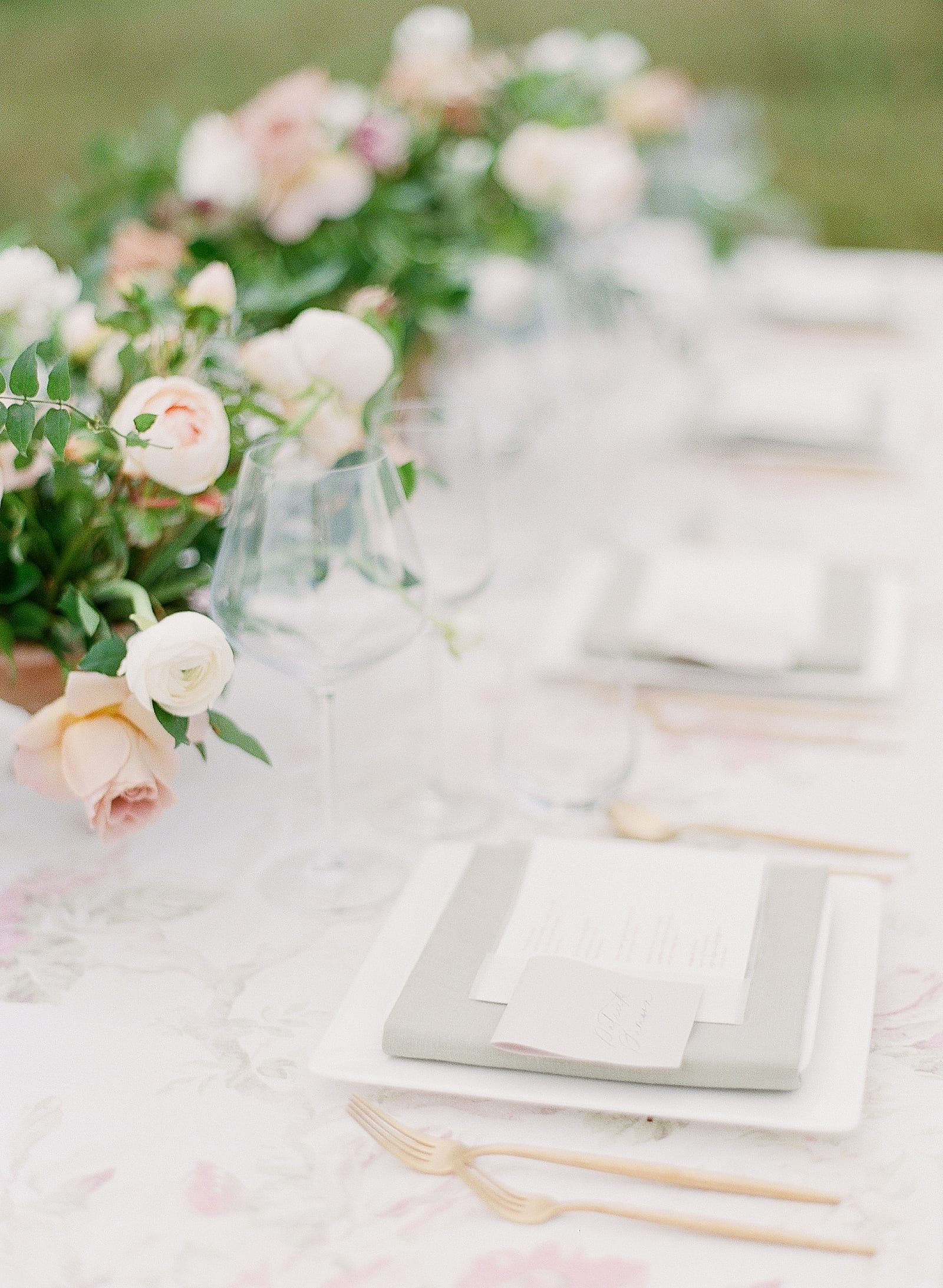 Wedding Reception Table by Janna Brown Photo