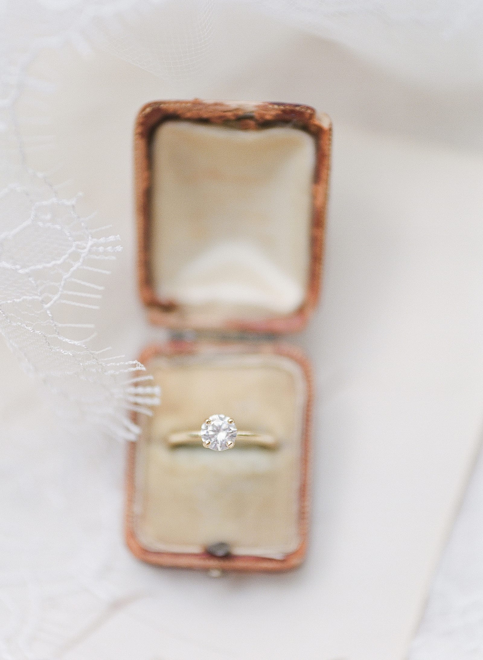 Wedding Ring in Vintage box Photo