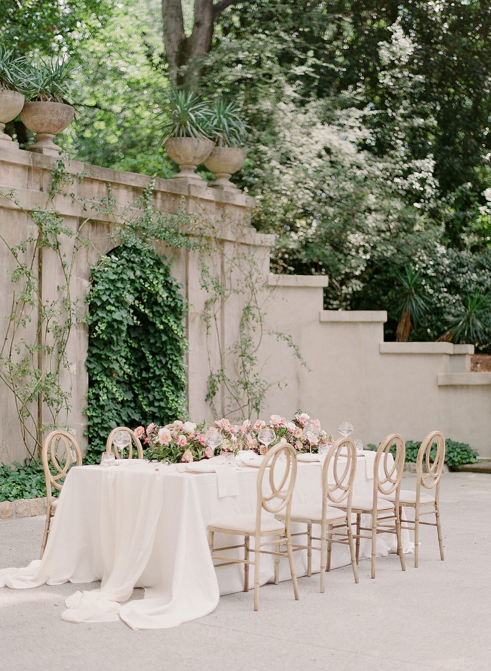 Wedding Reception Table at Swan House In Atlanta Photo