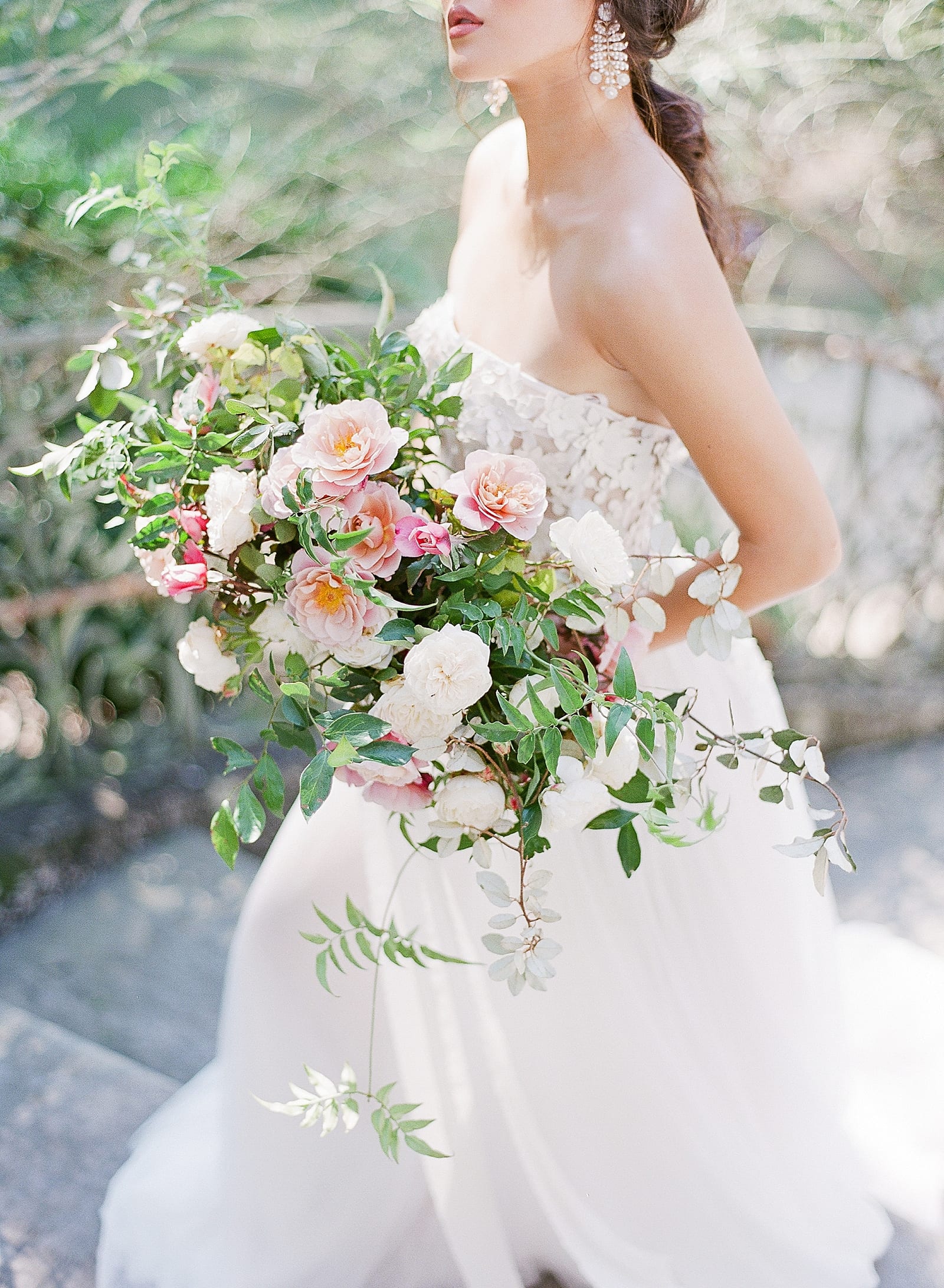 Detail of Bridal Bouquet at Swan House In Atlanta Photo