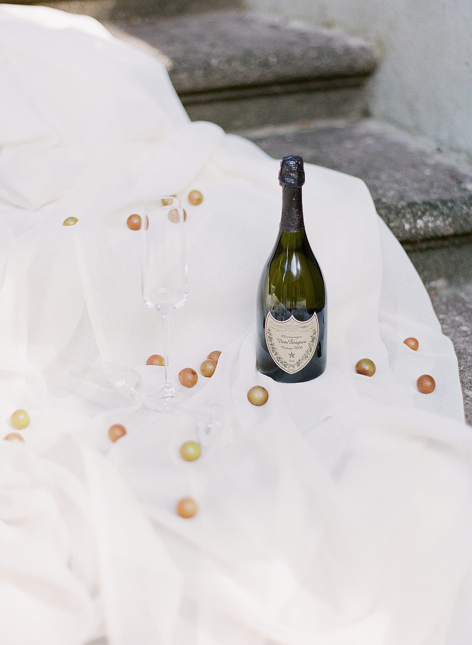 Detail of Champagne with Glasses Photo