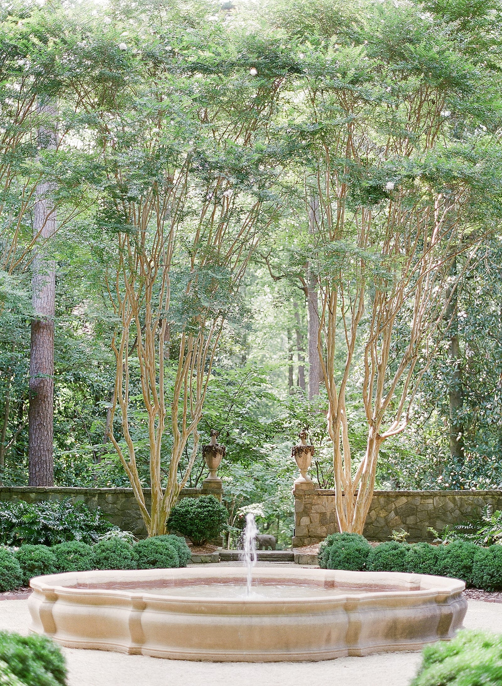 Fountain at Swan House In Atlanta Photo