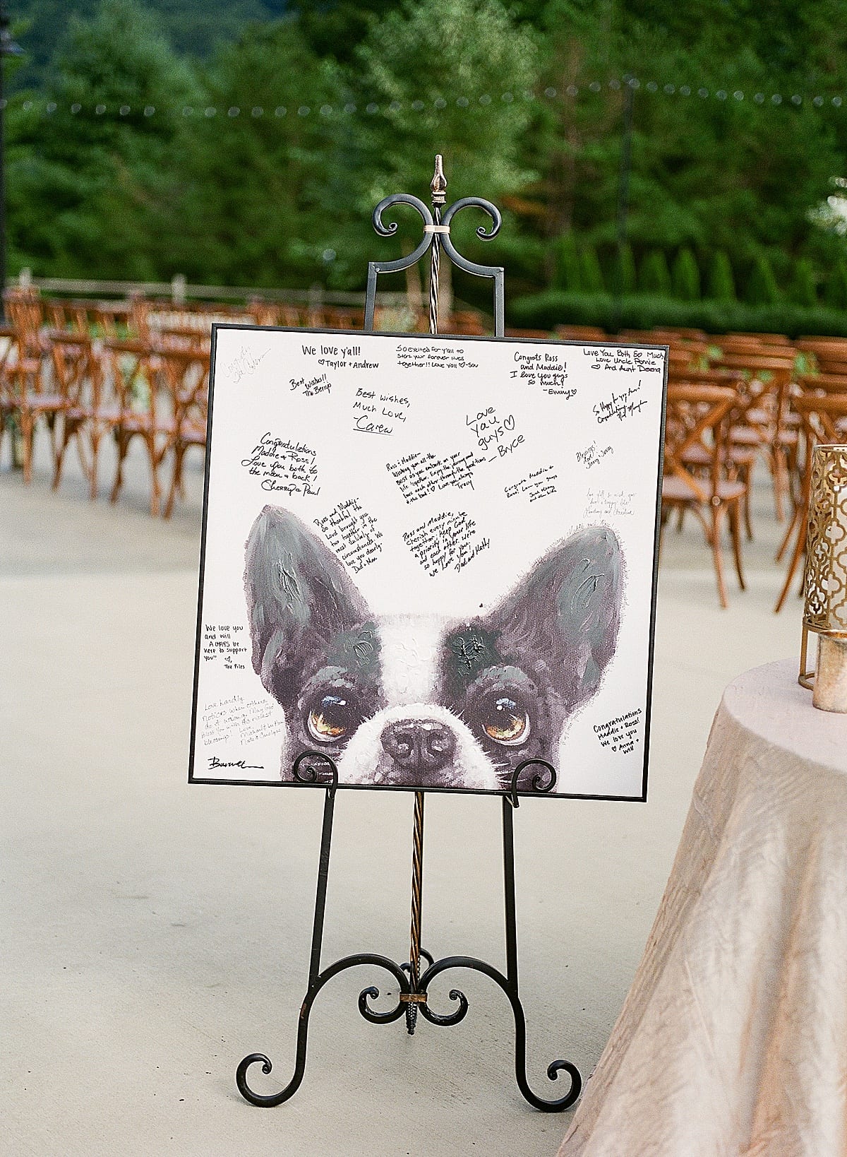 Dog Photo Guest Book Photo
