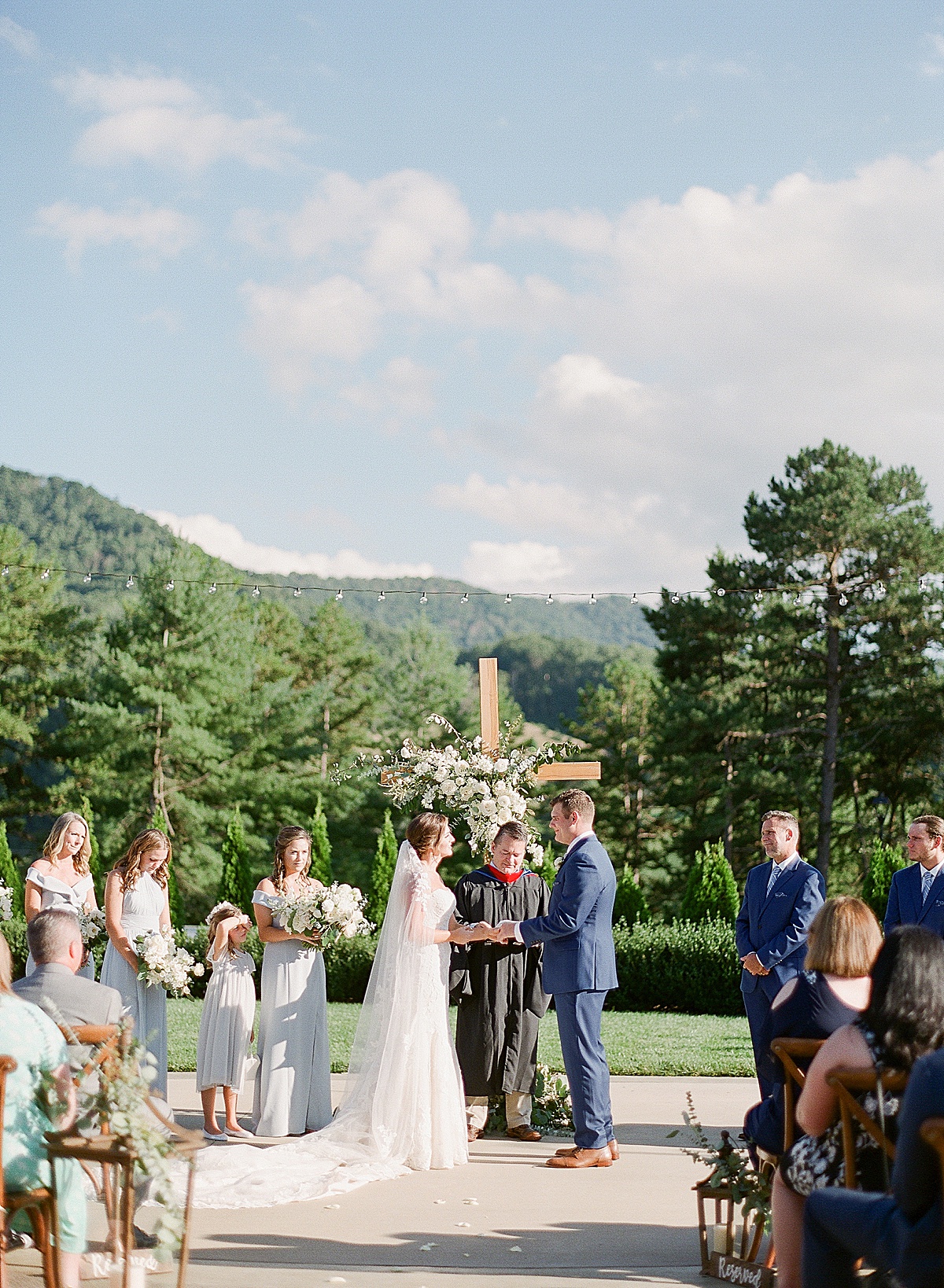 Chestnut Ridge Wedding Ceremony Photo
