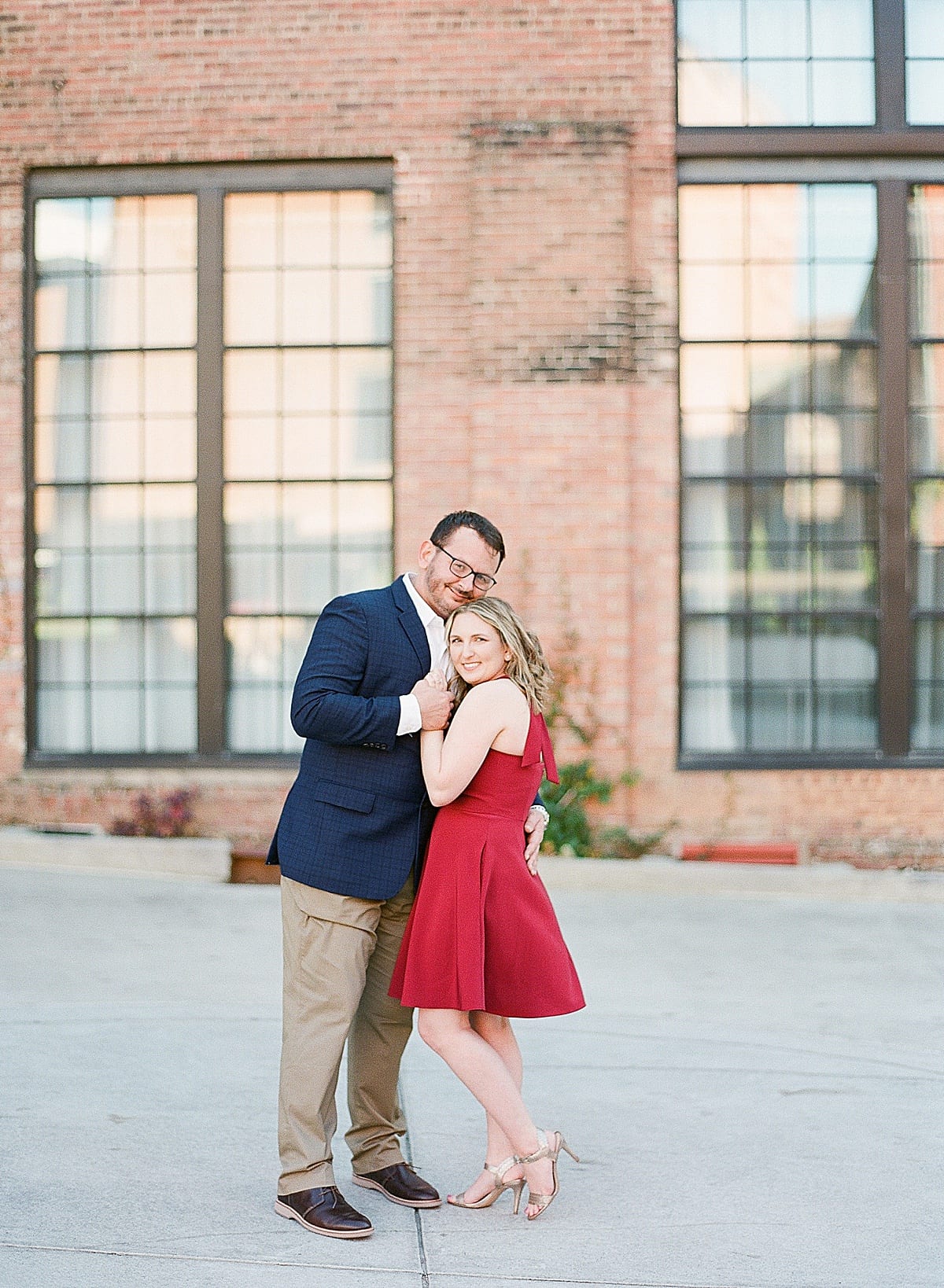Engagement Session at Downtown Asheville Hotel Photo