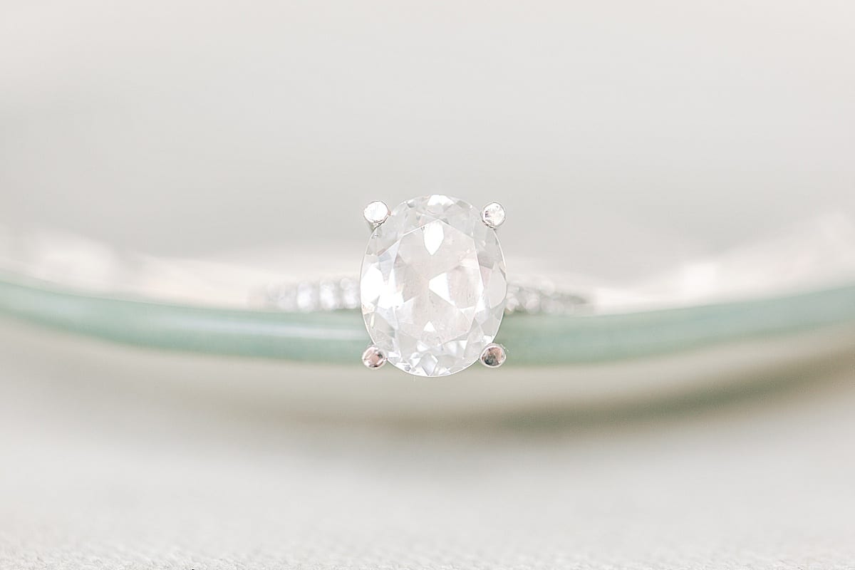 Oval Shaped Engagement Ring Photo