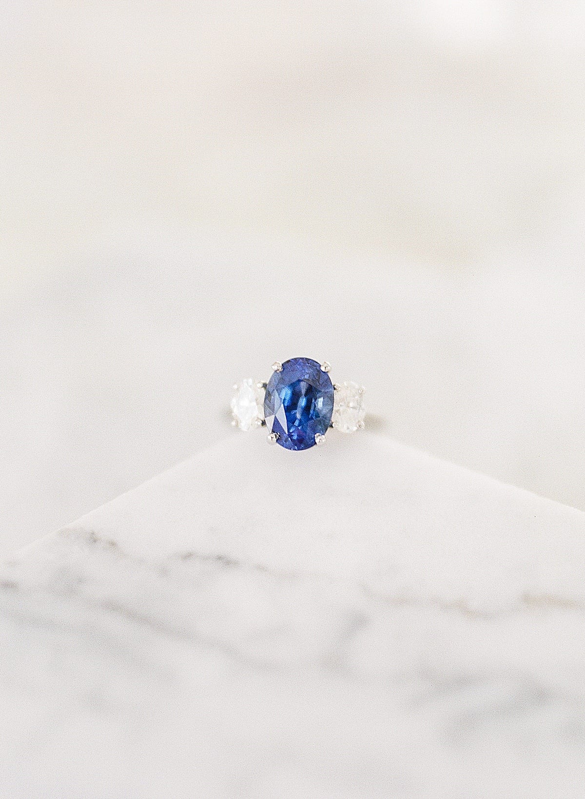 blue Sapphire untreated 4.58 carat stone Photo