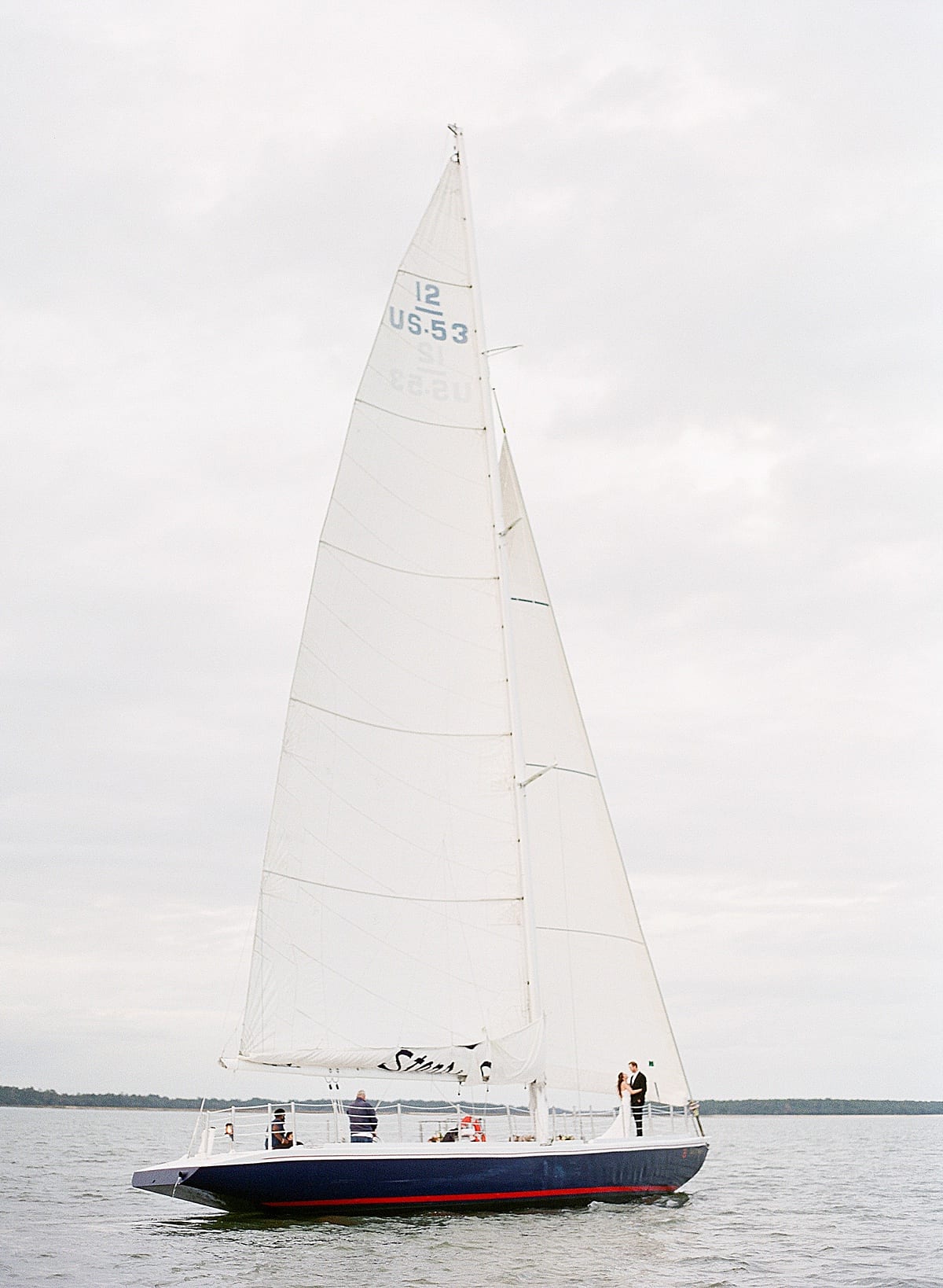 Hilton Head South Carolina Sailboat Wedding Photo