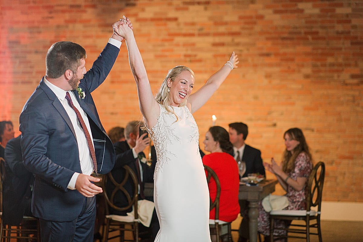 Bride and Groom First Dance at The Venue Downtown Asheville Photo
