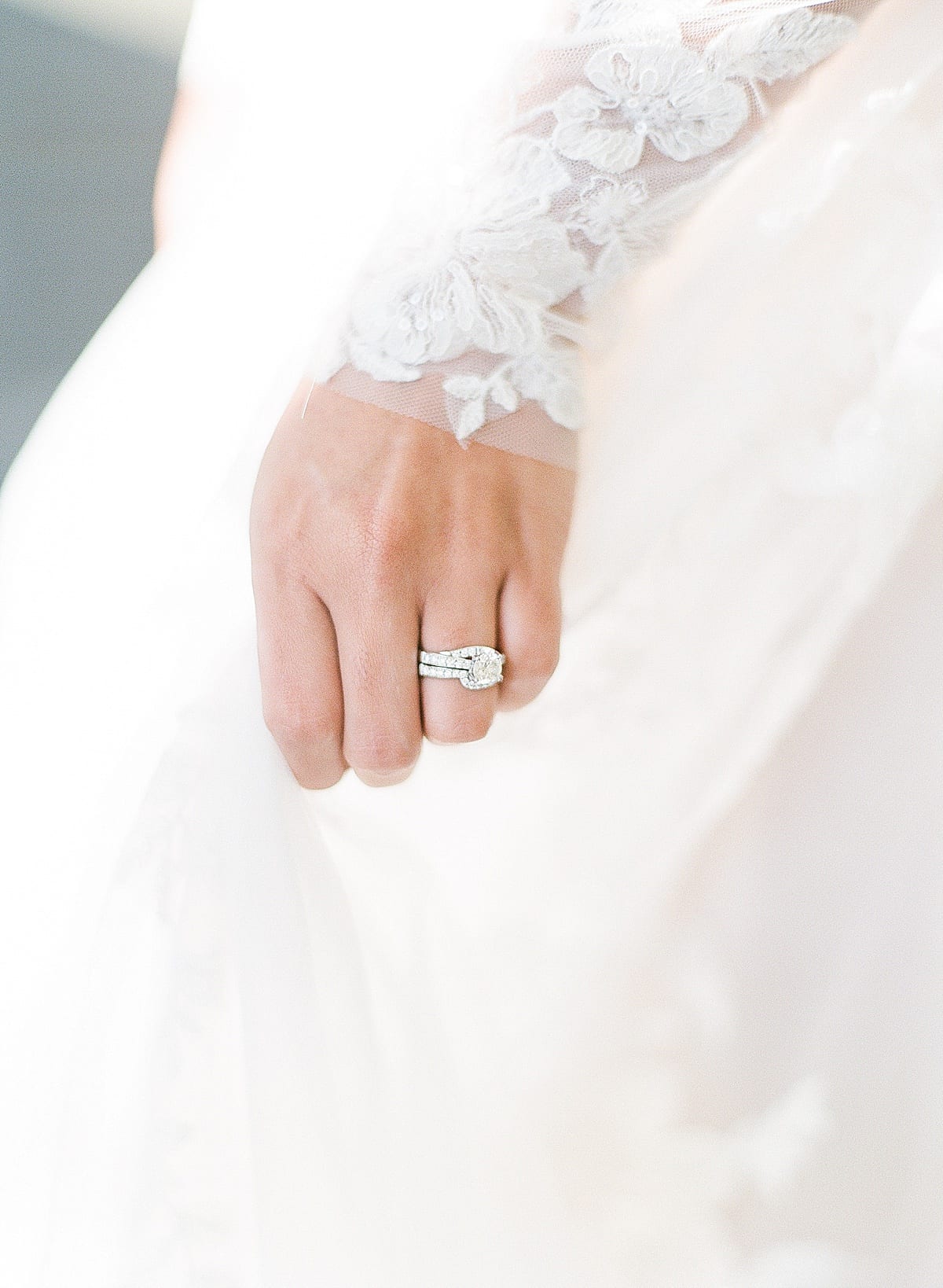 Bridal Detail of Wedding Ring Photo