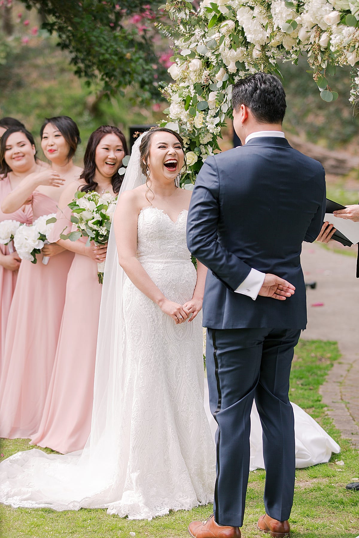 Cator Woolford Gardens Bride Laughing During Ceremony Photo