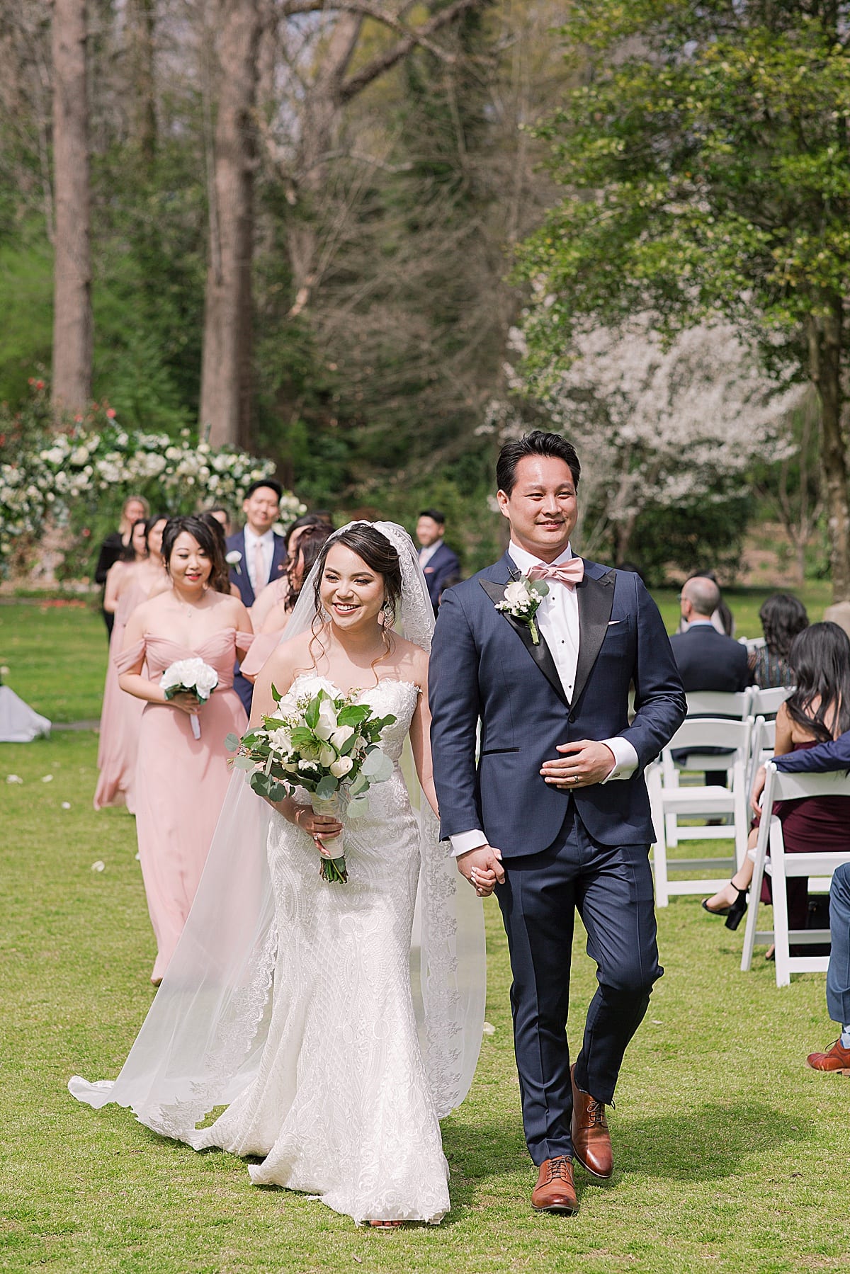 Cator Woolford Gardens Bride and Groom Exit Photo