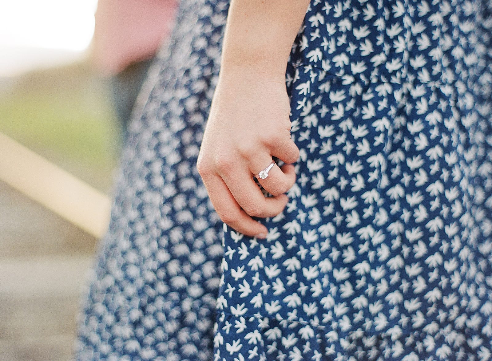 Detail of Engagement ring photo