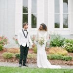 Greensboro NC Wedding Venues Bride and Groom Holding Hands Photo