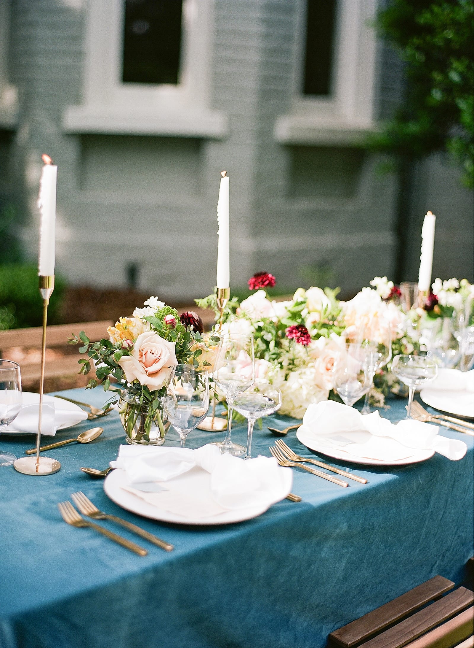 McAlister Leftwich House Wedding Reception Table Photo
