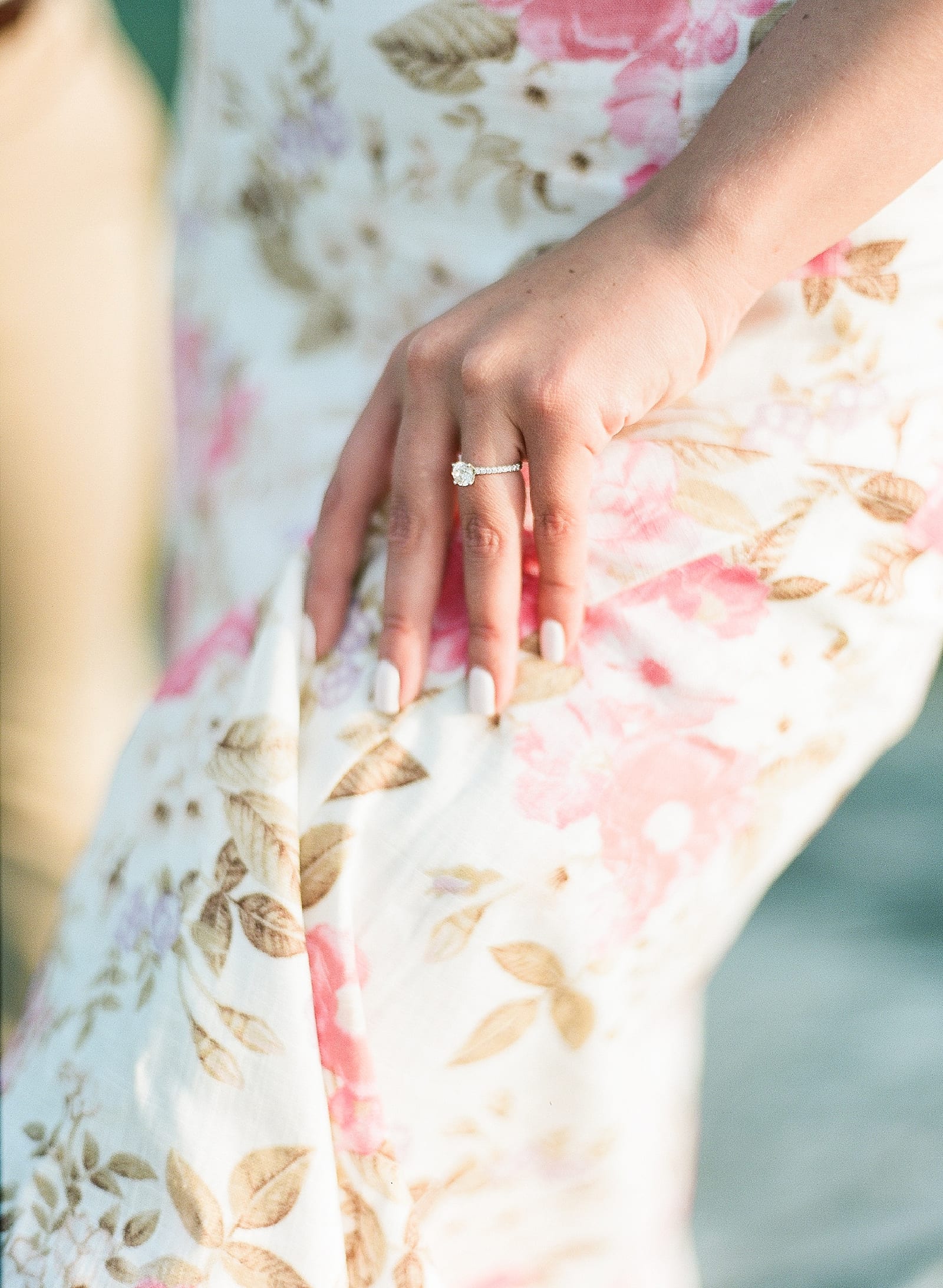 Detail of Girls Engagement Ring Photo