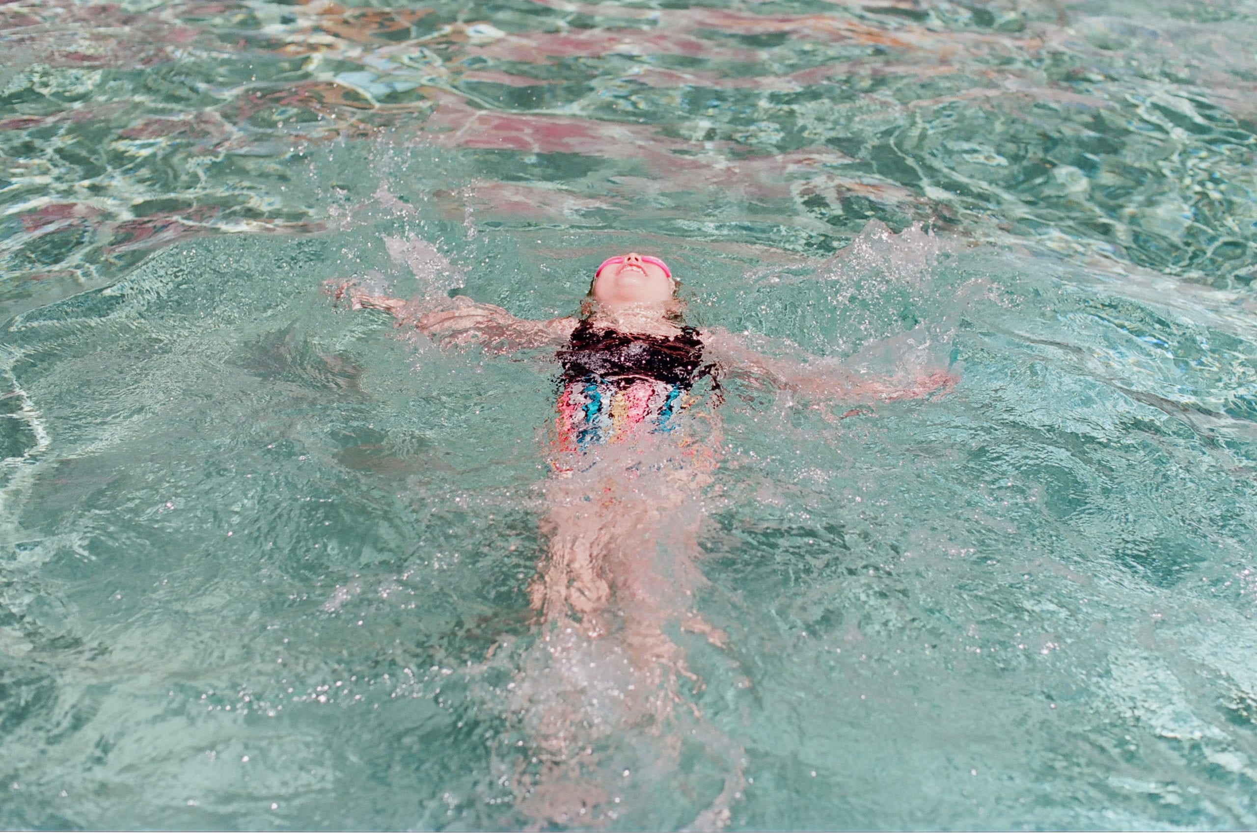 Kodak Ektar 100 girl in pool photo