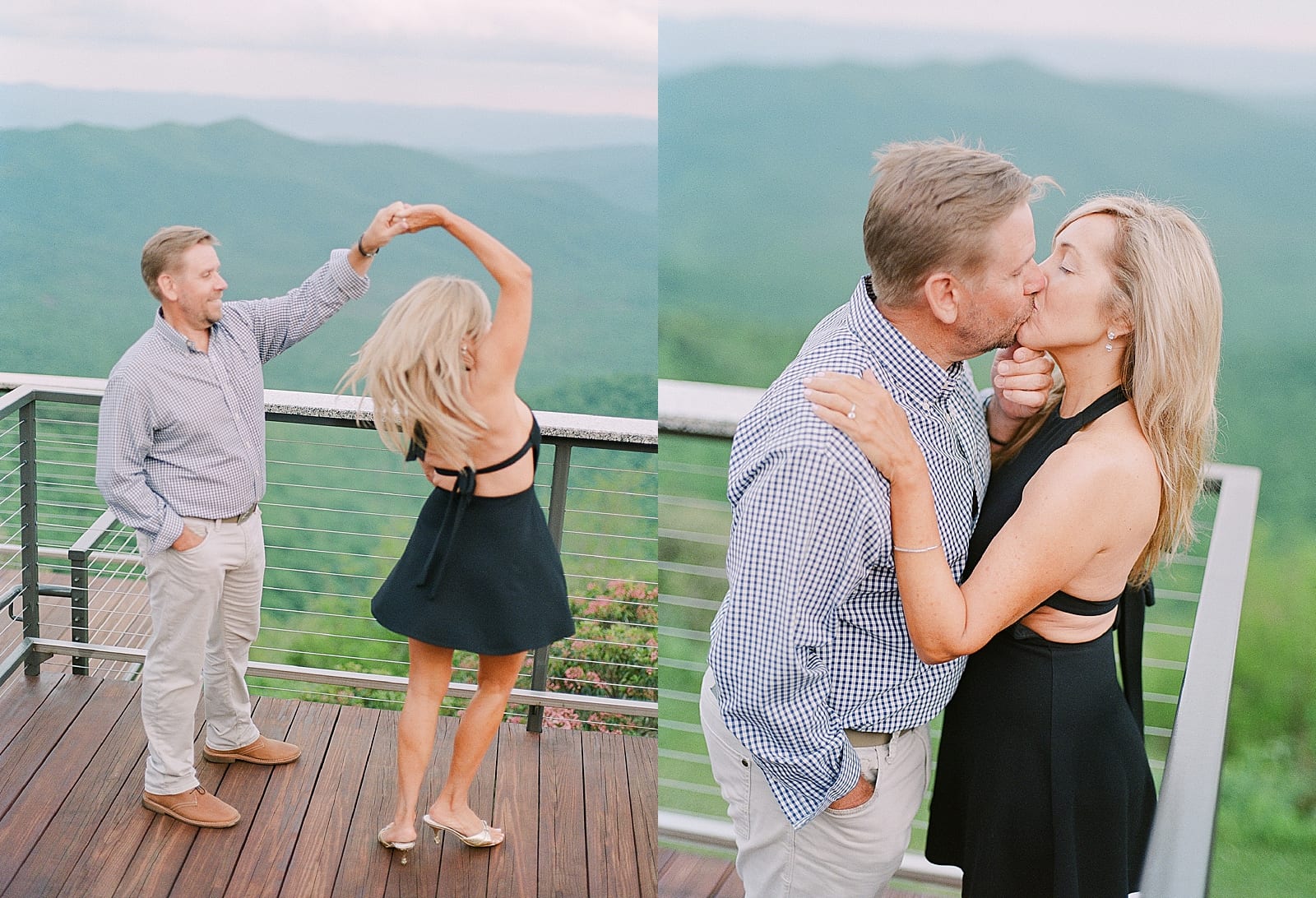 Blue Ridge Parkway Pisgah Inn Couple Dancing and Kissing Photos