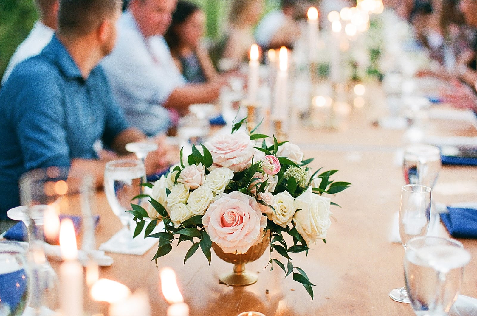 Orlando Wedding Photographer Flowers on Table Photo