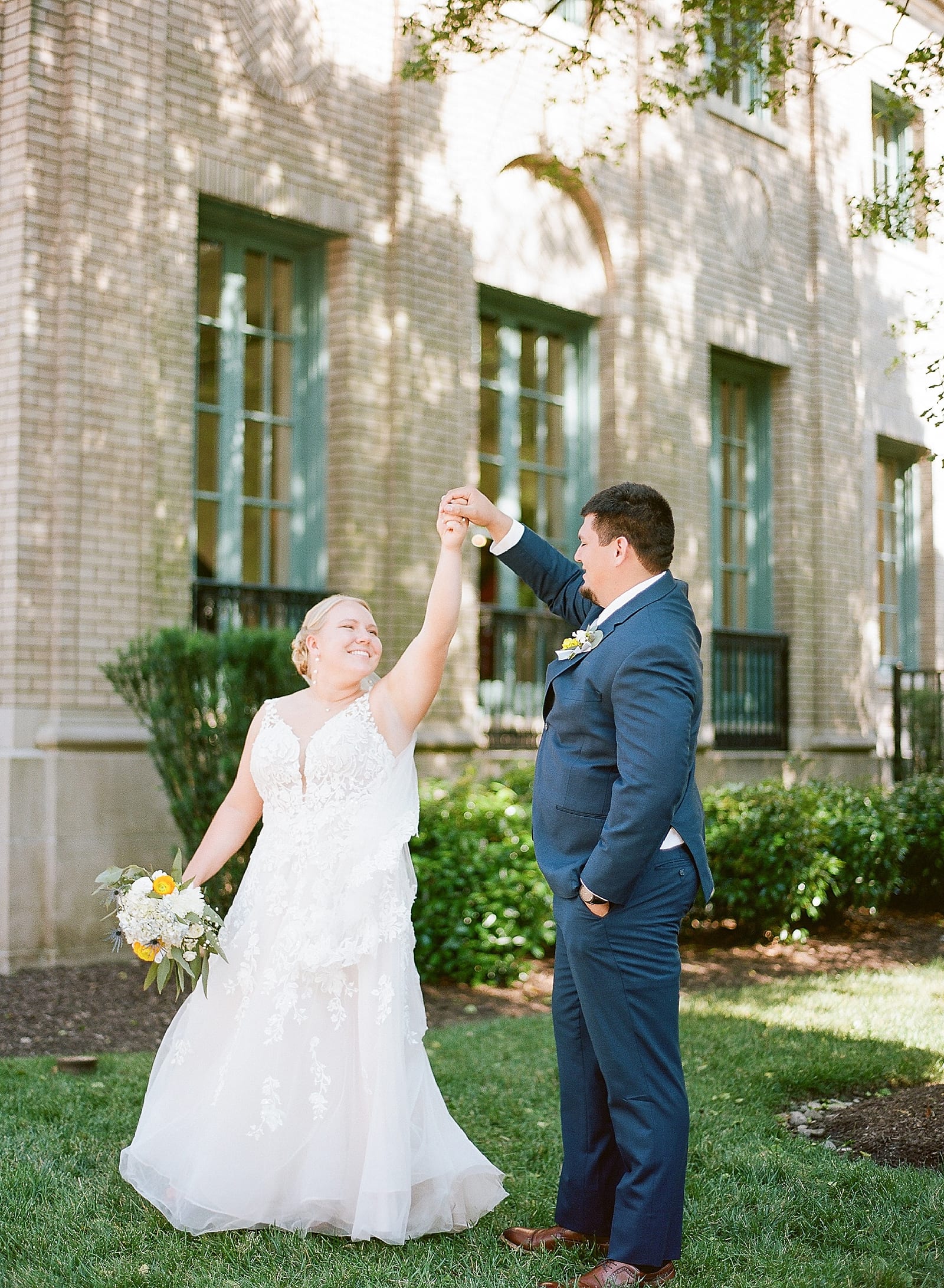 Bride Spinning With Groom Photo