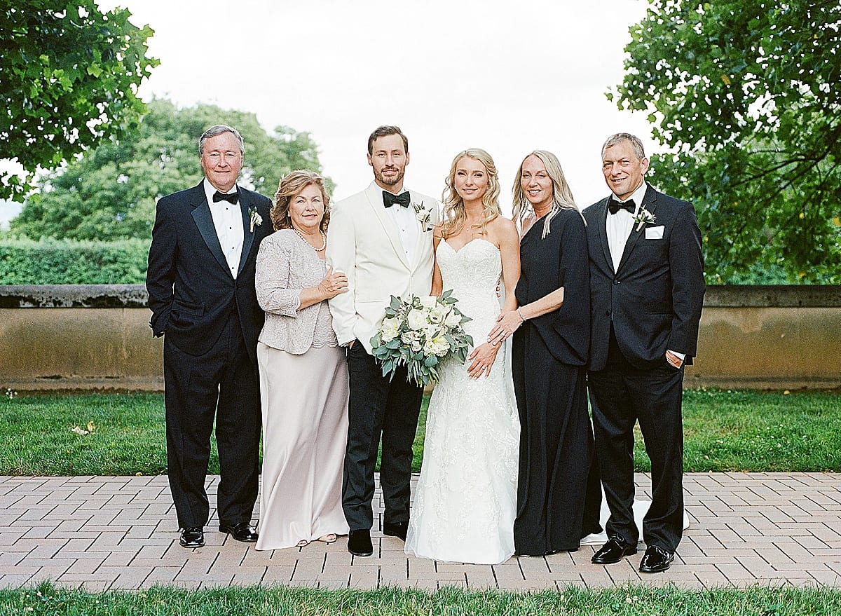 Biltmore Wedding Bride and Groom With Parents Photo